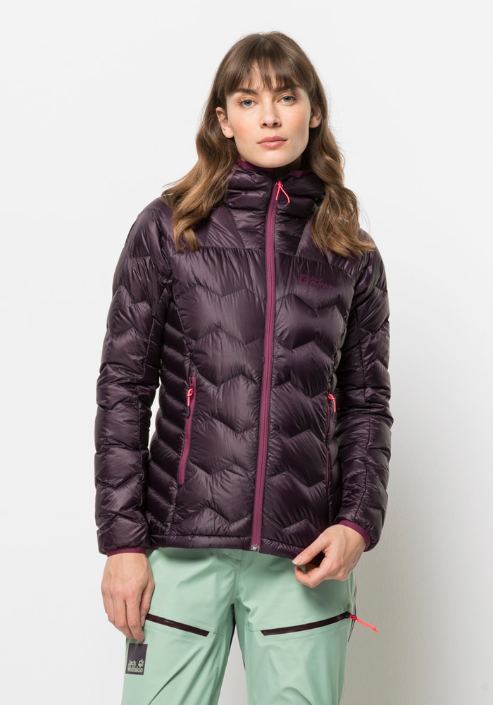 Jack Wolfskin Daunenjacke »ALPSPITZE DOWN HOODY W«, mit Kapuze