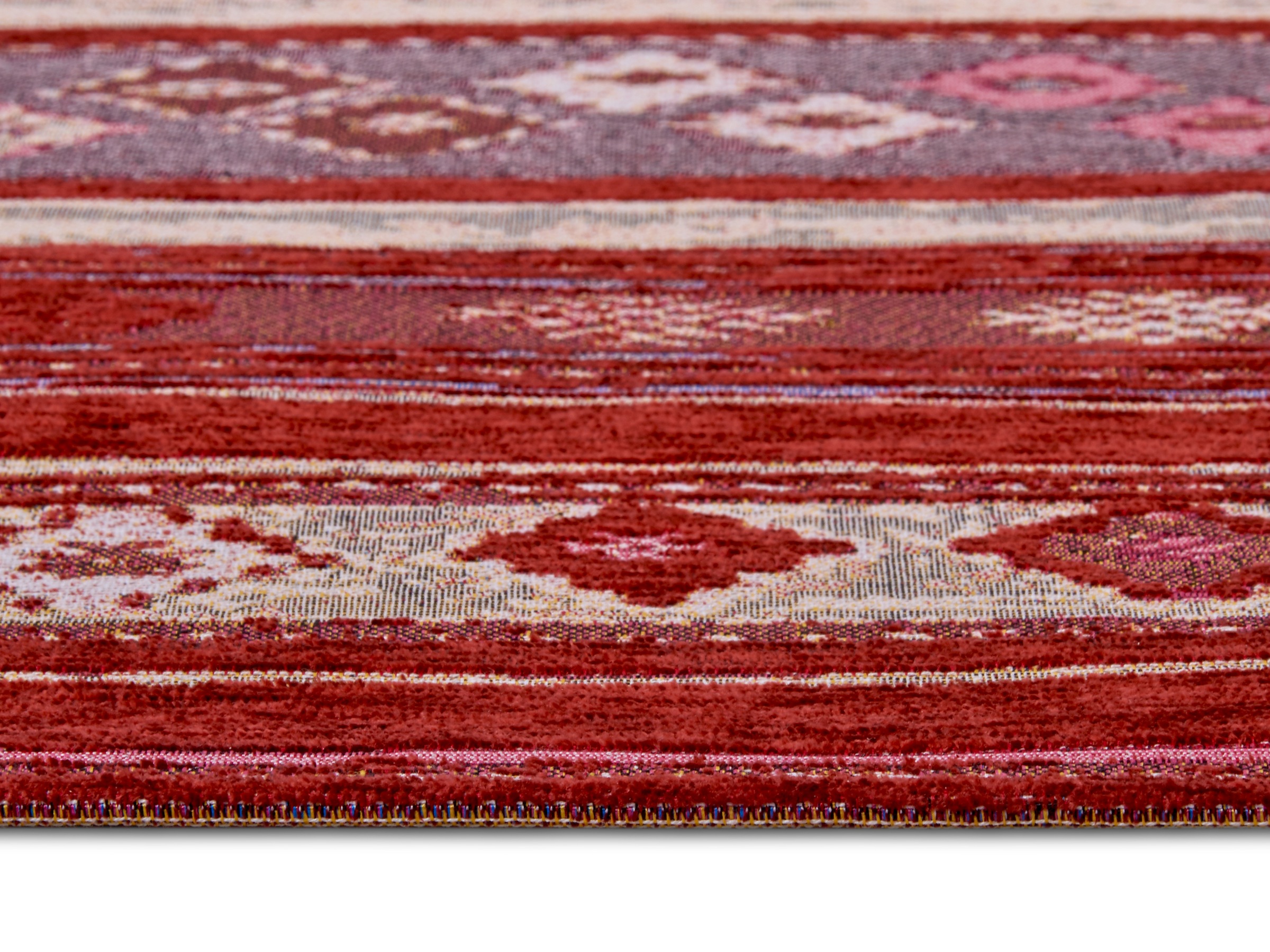 HANSE Home Teppich »Yara«, rechteckig, 5 mm Höhe, Flachgewebe robust, Anti-Slip, Boho Design, moderne Farben