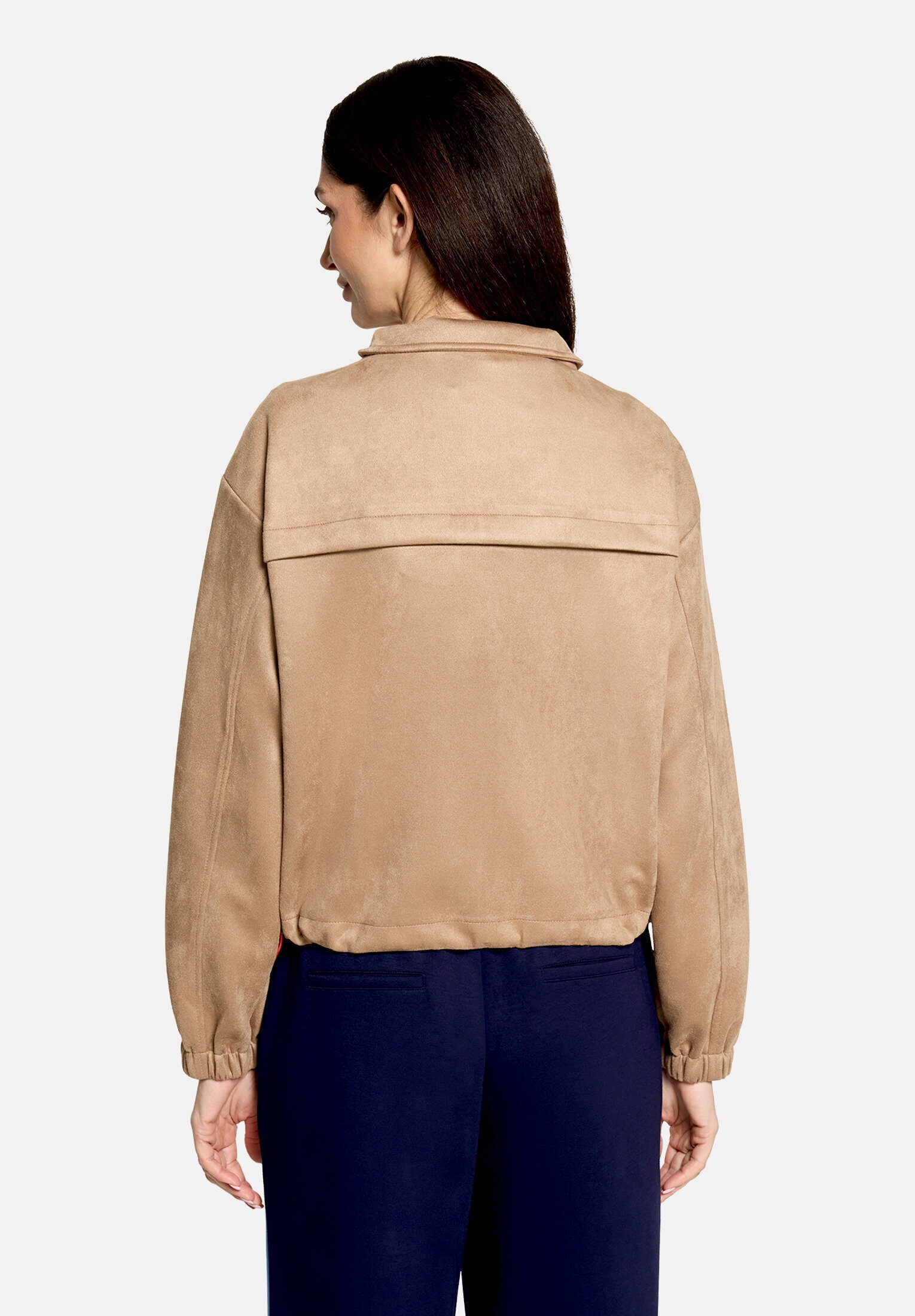 Cartoon Blouson »Damen mit Eingrifftaschen«