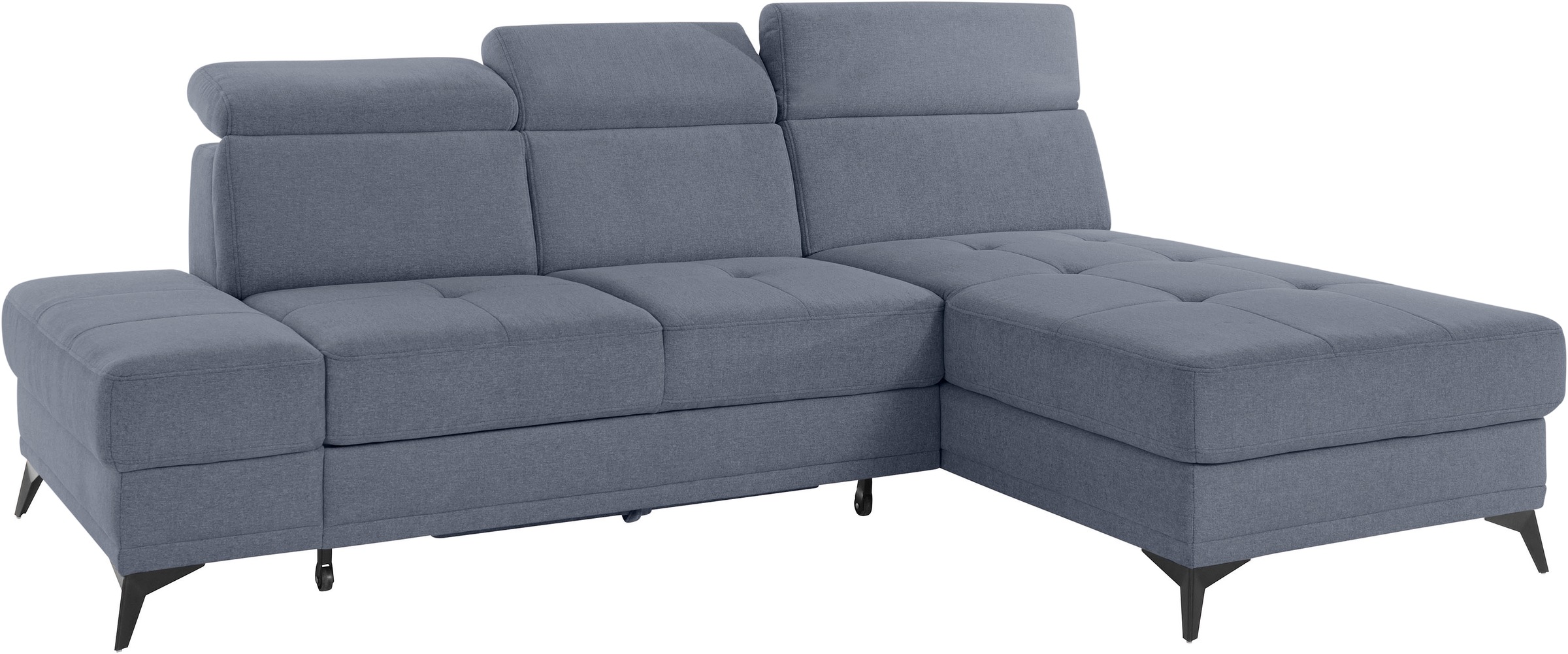 INOSIGN Ecksofa »Cardiz L-Form«, inkl.Kopfteilverstellung und Federkern wahlweise mit Bettfunktion