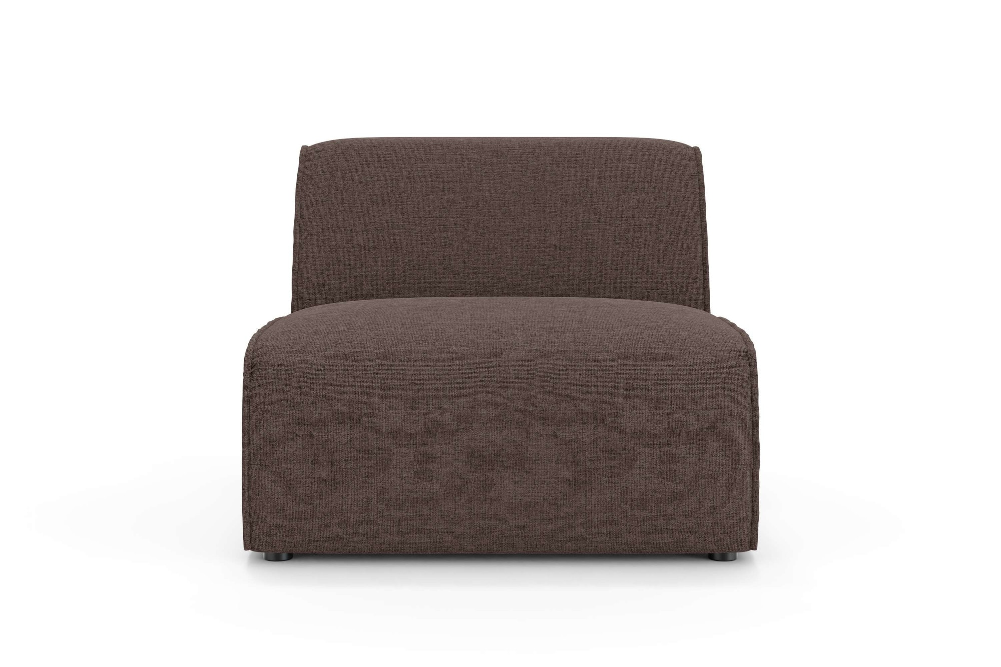 Sessel OTTO HOME, B:84cm H:70cm T:97cm, braun, 100% Polyester, Wohnzimmer, Sessel, "Merid Sofa-Mittel-Element, Breite: 84 cm", als Modul oder separat