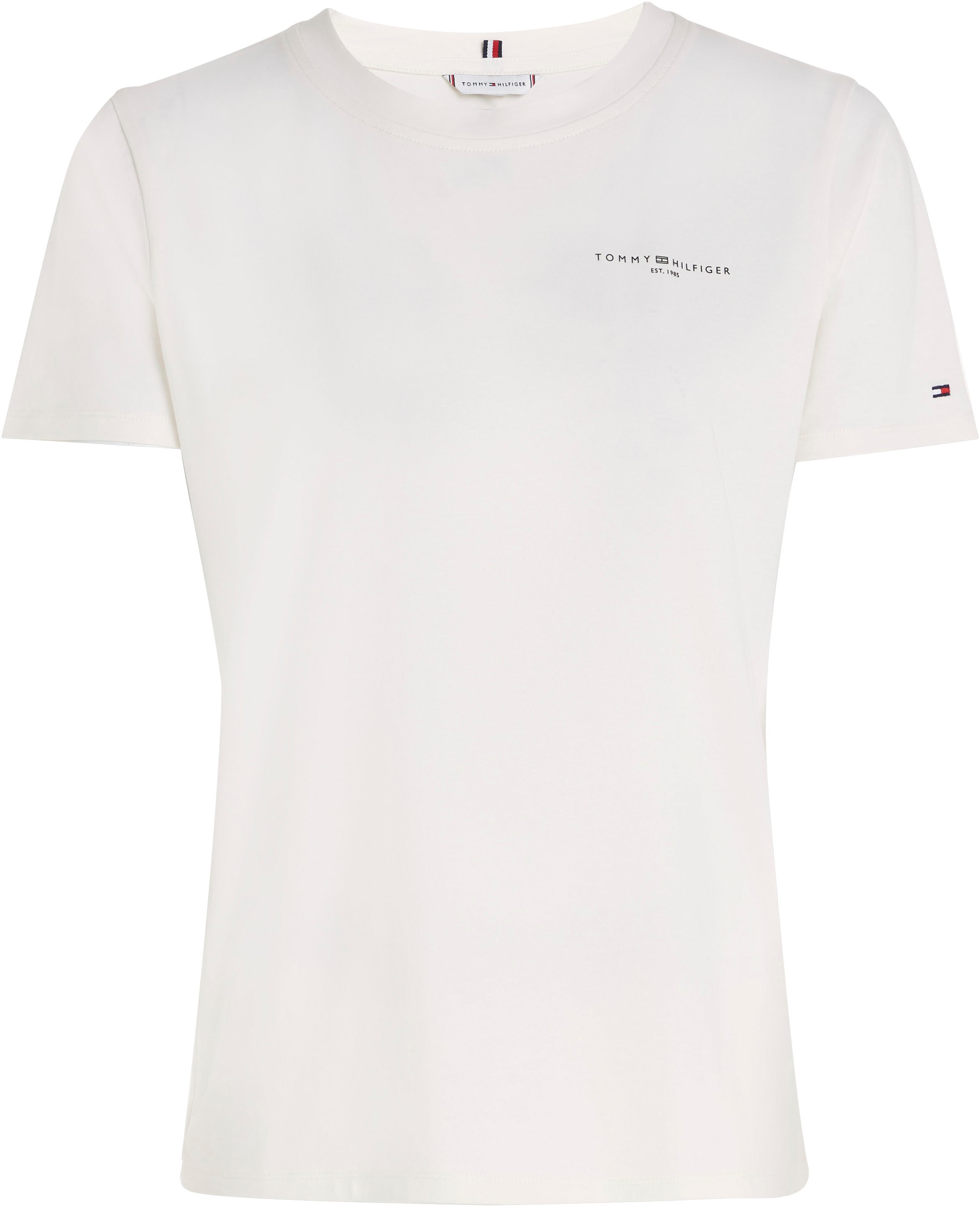 Tommy Hilfiger Curve T-Shirt »CRV 1985 REG MINI CORP C-NK SS«, Große Größen  kaufen | BAUR