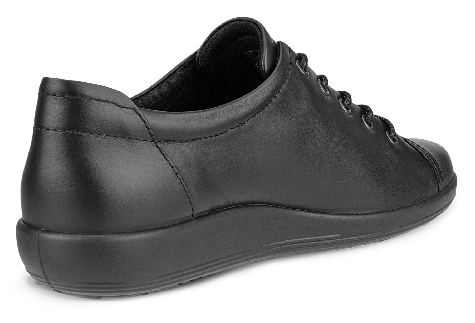 Ecco Schnürschuh »Ecco Soft 2.0«, Freizeitschuh, Halbschuh, Schnürschuh mit dezenter Logo Prägung