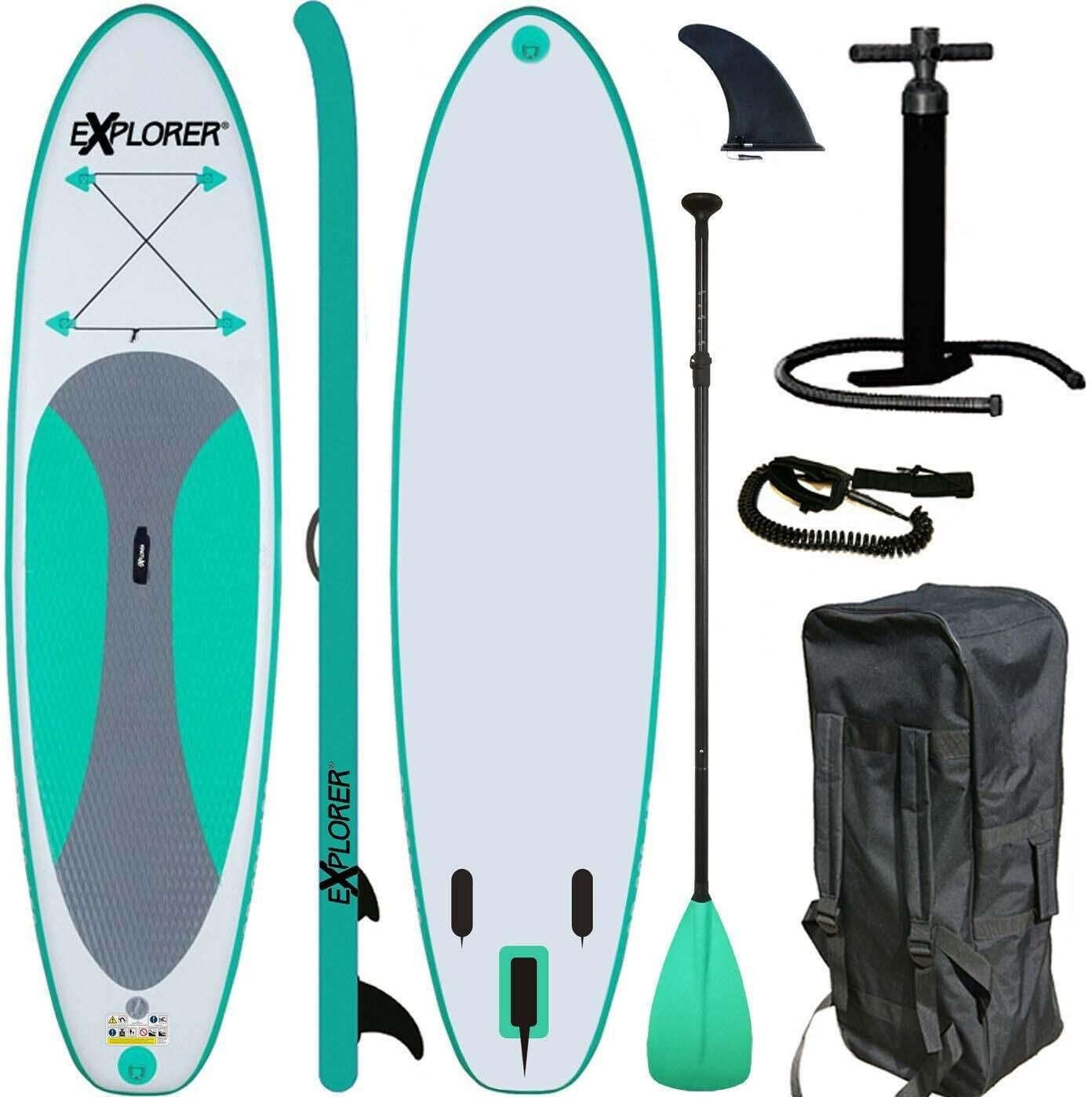 Inflatable SUP-Board »Explorer SUP 300«, (Set, 6 tlg., mit Paddel, Pumpe und...