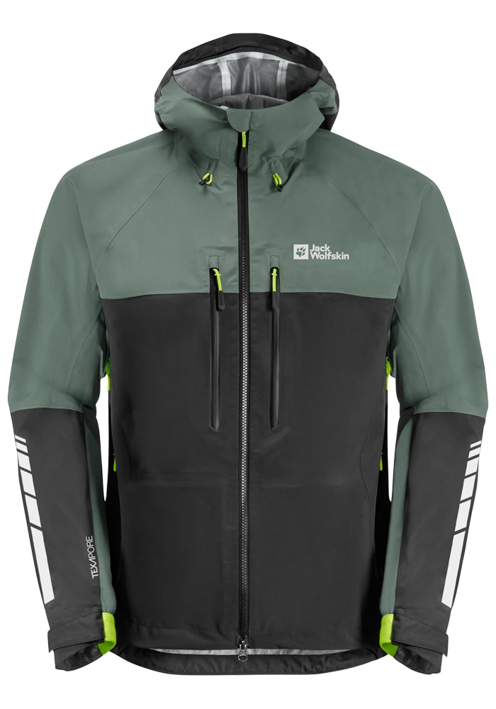 Jack Wolfskin Fahrradjacke mit BAUR M«, 3L JKT ▷ »MOROBBIA Kapuze | bestellen