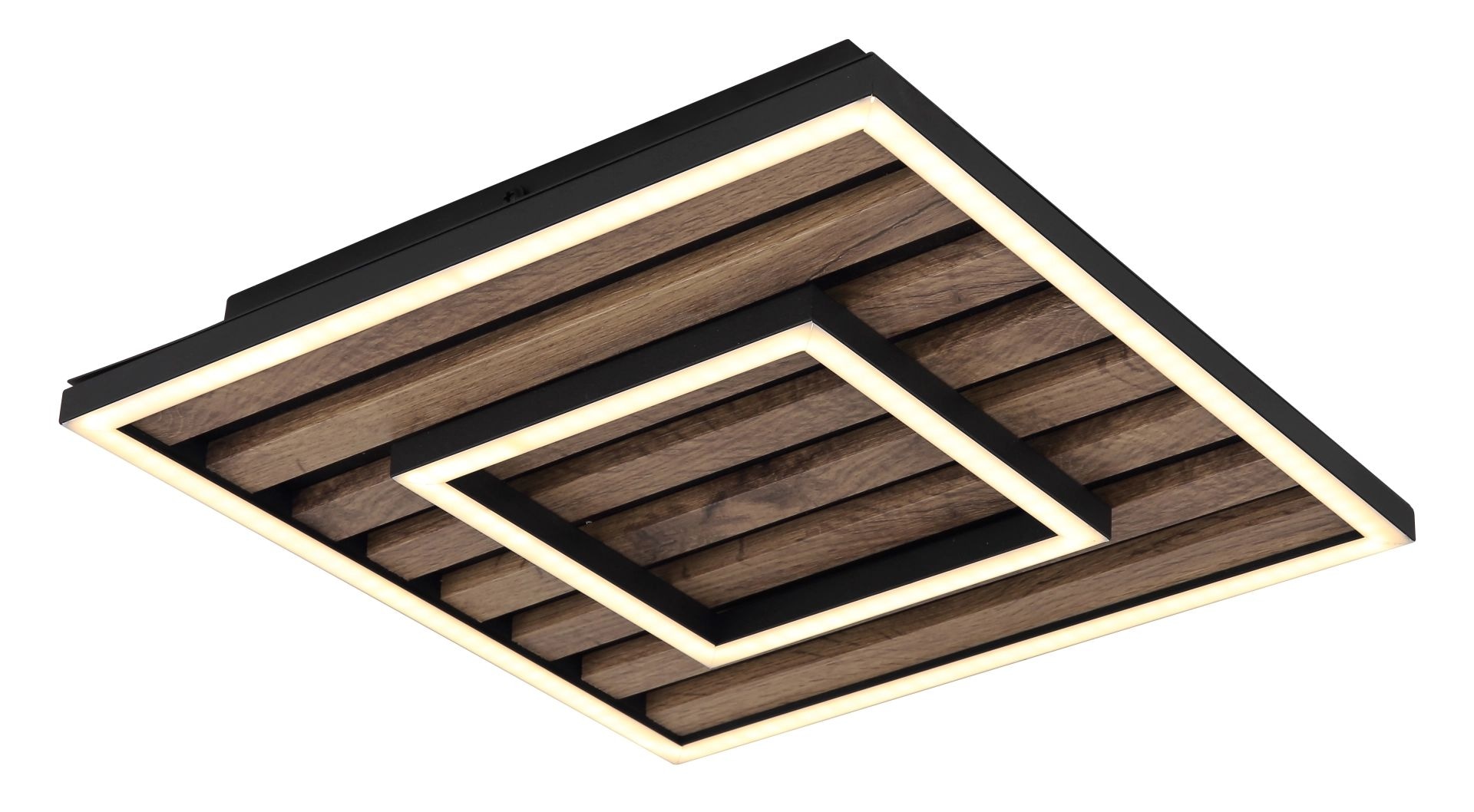 GLOBO LIGHTING LED Deckenleuchte »WOODY«, 1 flammig, Leuchtmittel LED-Modul | LED fest integriert, Memoryfunktion, die deine bevorzugte Einstellung speichert