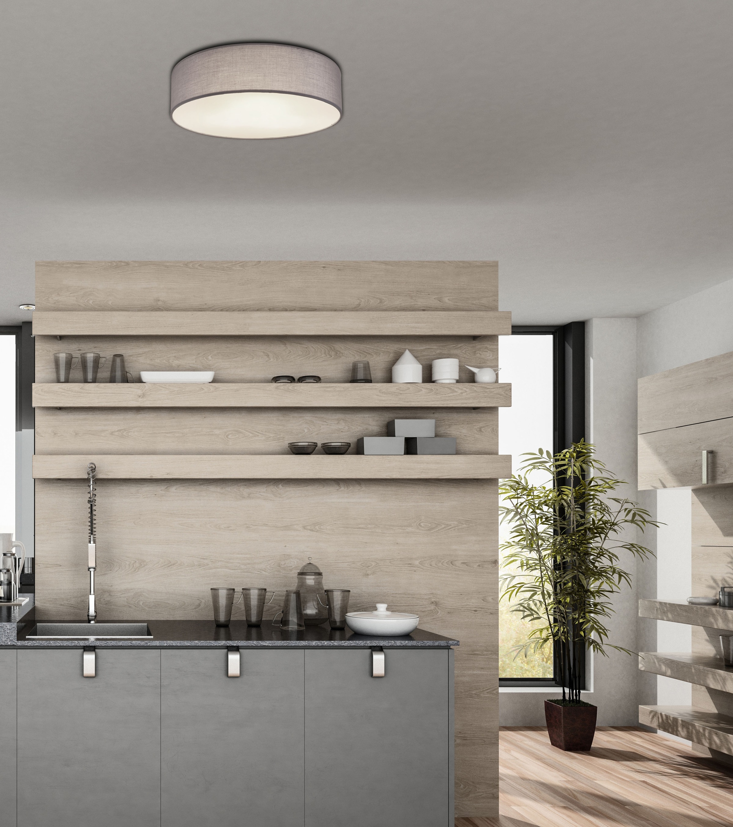 GLOBO LIGHTING Deckenleuchte »SANNA« E27 1 Stk. Deckenleuchte weiß/Anthrazit, Opalglas, E27 LEDs