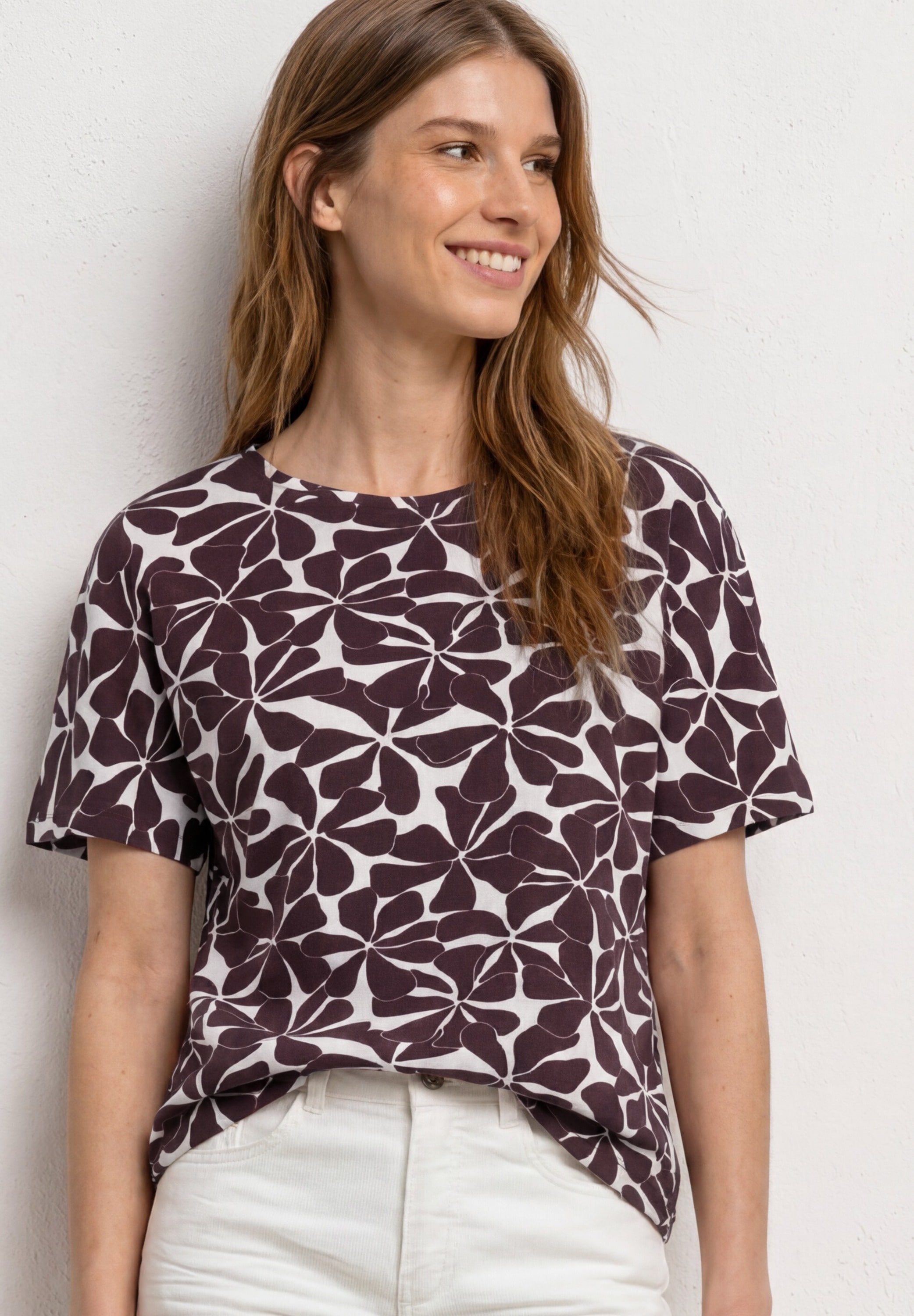 STREET ONE T-Shirt aus softer Viskose