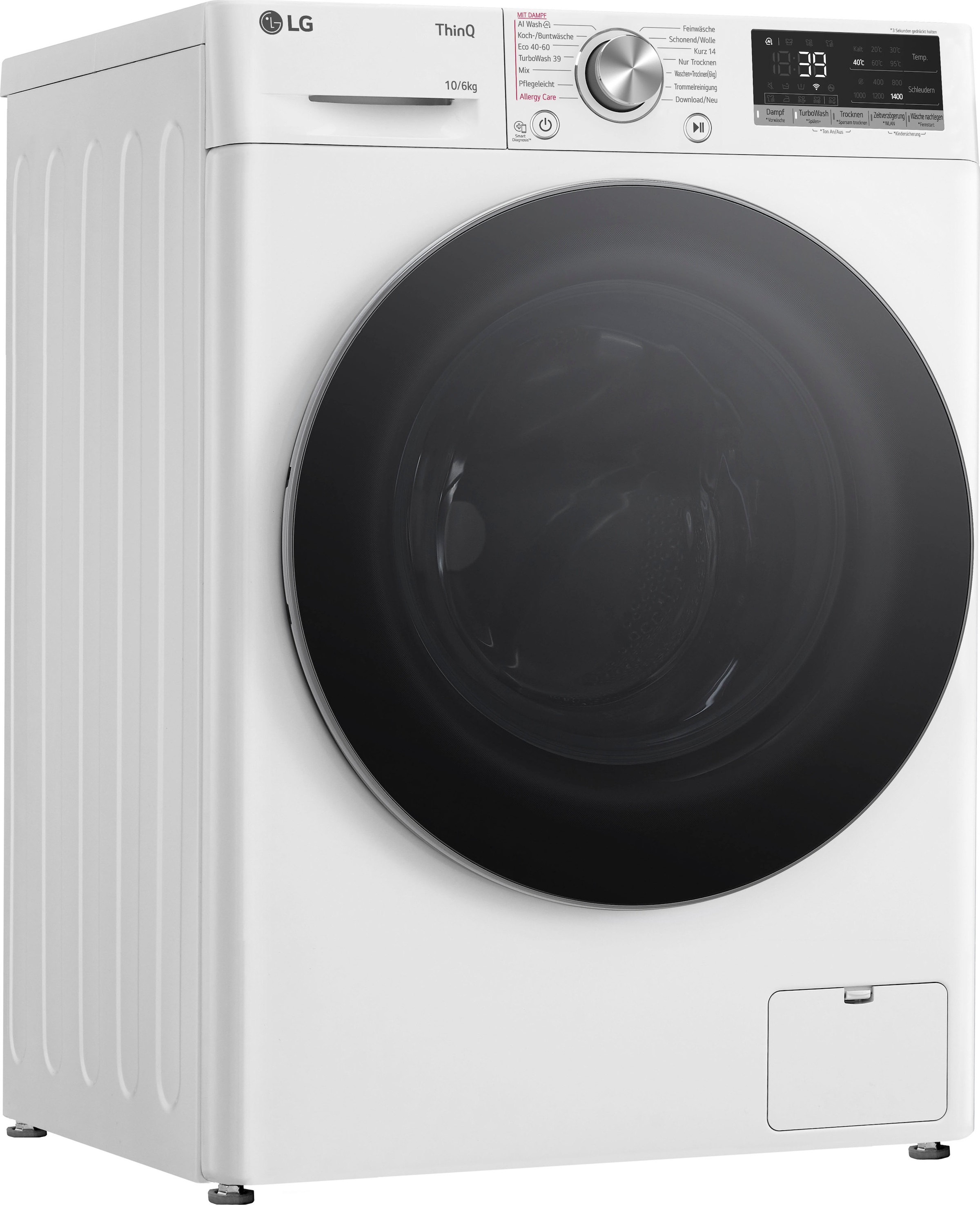 LG Waschtrockner "W4WR70X61" Serie 7 10 kg /6 kg 71 dB(A) günstig online kaufen