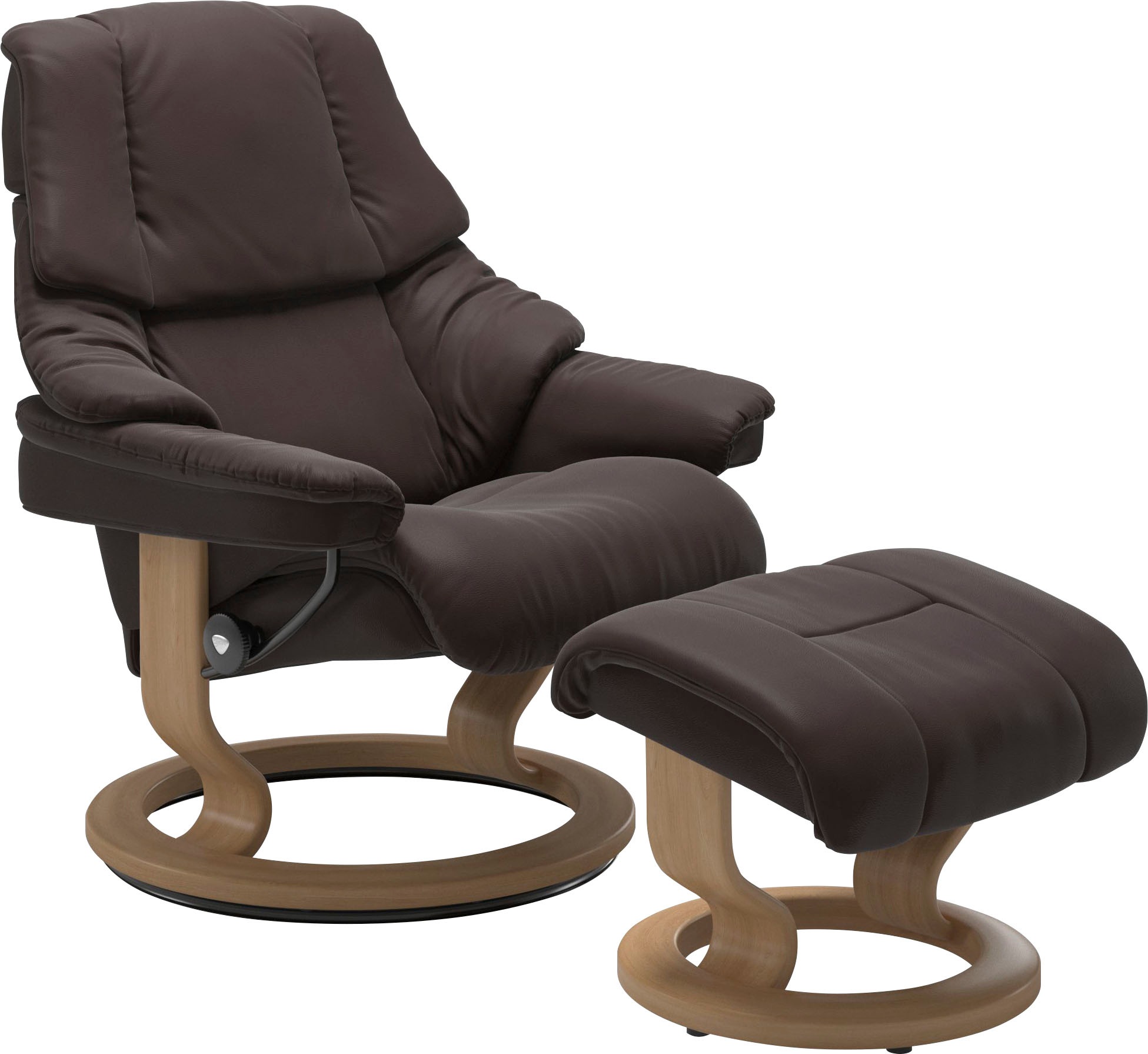 Stressless Relaxsessel "Reno" Set, Relaxsessel mit Hocker, mit Hocker, mit günstig online kaufen