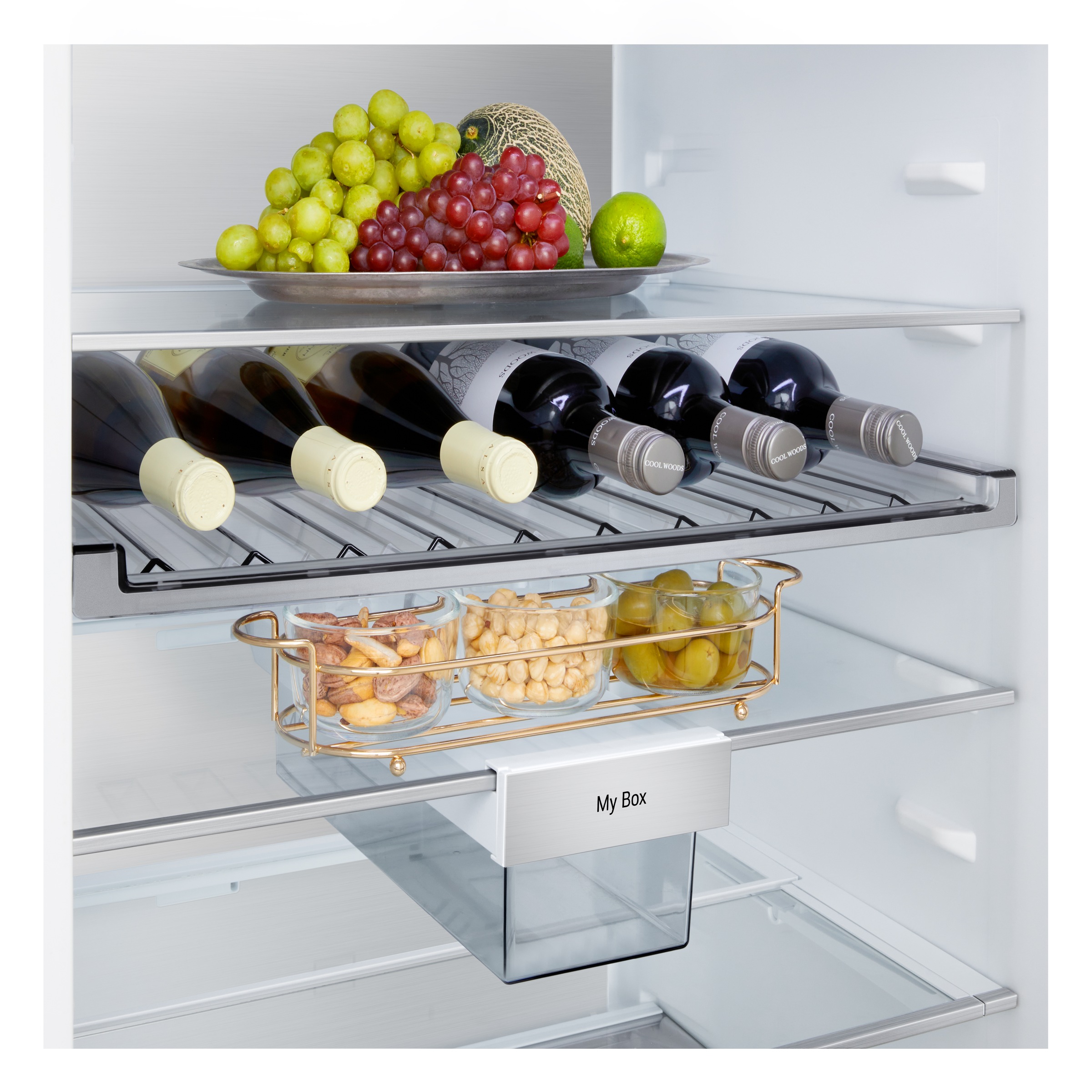 LG Kühl-/Gefrierkombination Serie 7 »GBBS726BPY« 203 cm hoch 59,7 cm breit Vollintegrierbarer Kühlschrank dank frontaler Luftzufuhr und Abluft