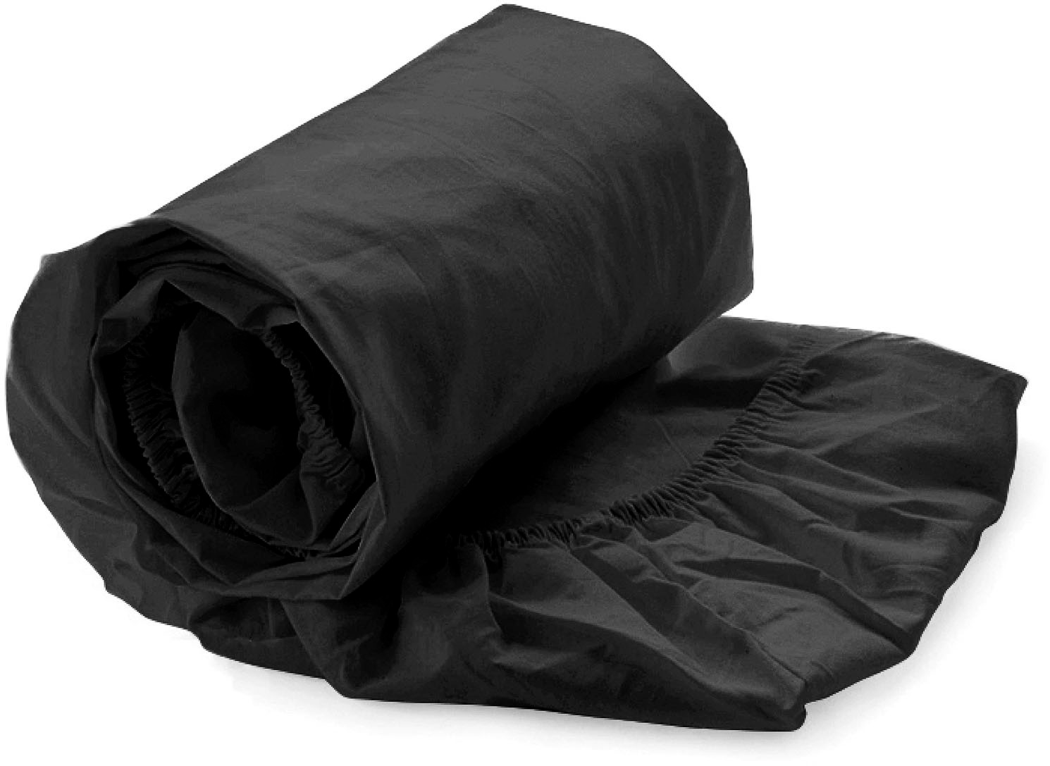 Heckett & Lane Spannbettlaken »Elementi«, Laken aus 100% Baumwolle, hochwertiges Mako-Satin, Betttuch ab 90x200