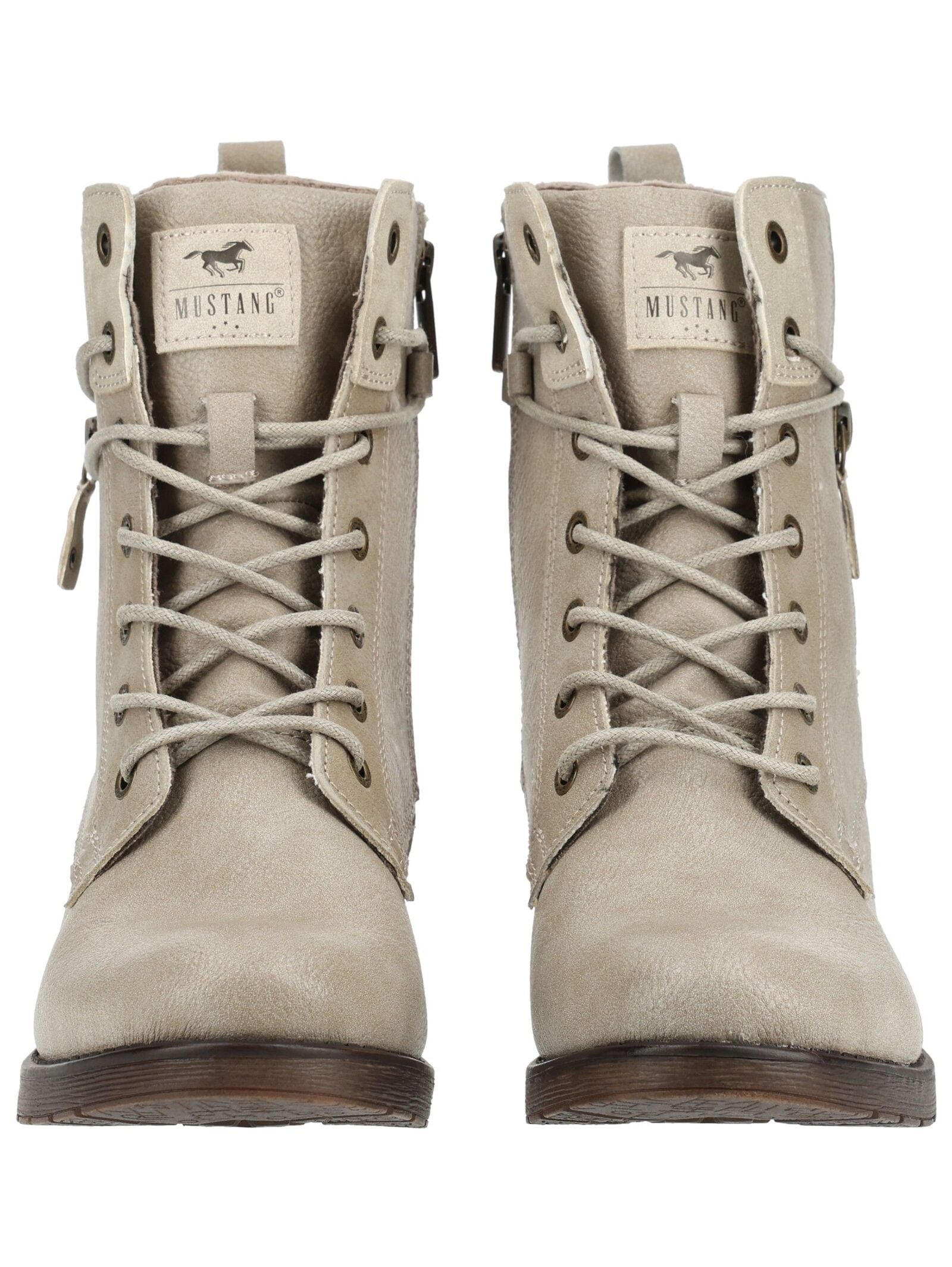 Mustang Shoes Schnürstiefelette »Mustang Shoes Stiefelette Lederimitat«