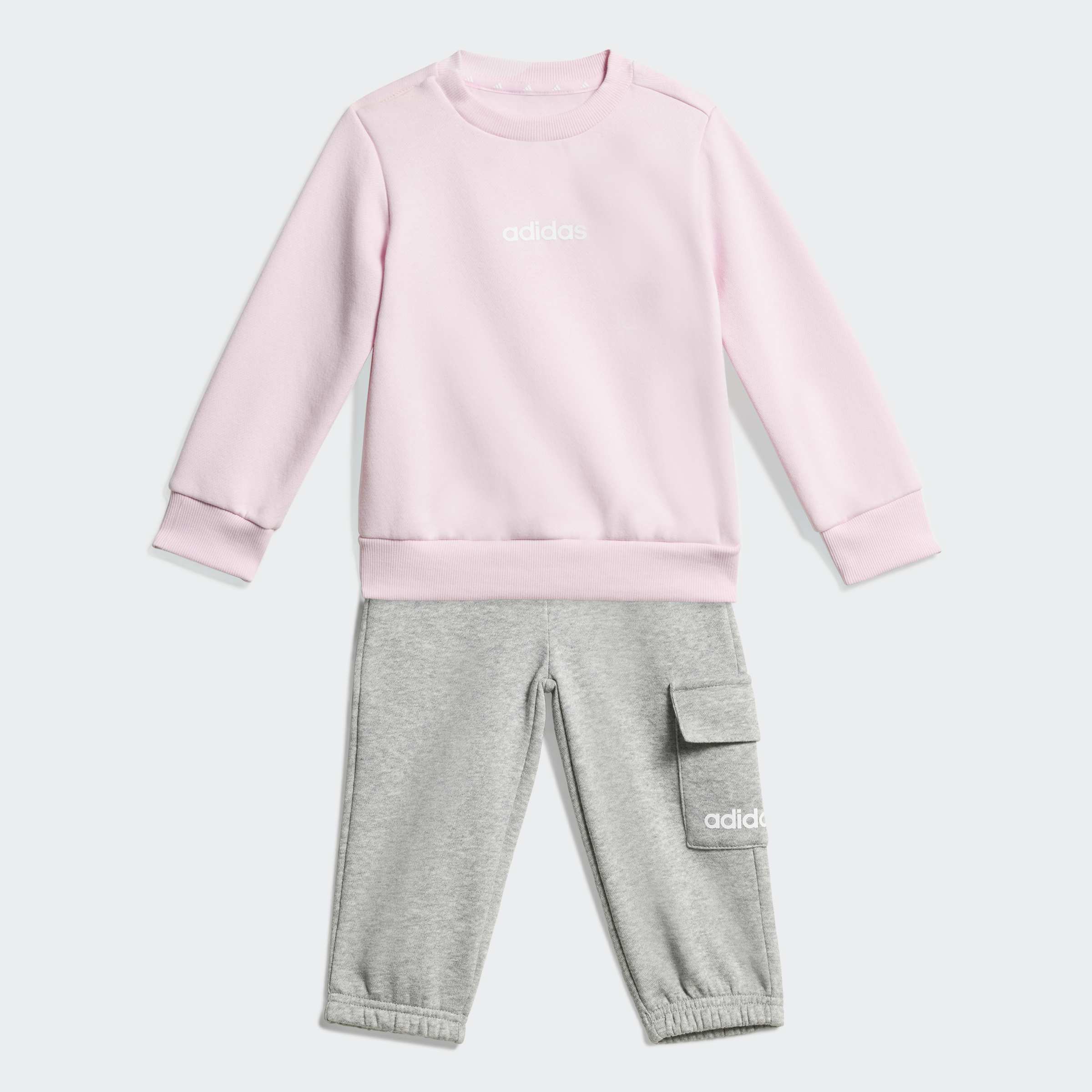adidas Sportswear Trainingsanzug "ESSENTIALS KIDS" 2 tlg. für Babys, sportlicher Zweiteiler, 2-teiliges Set