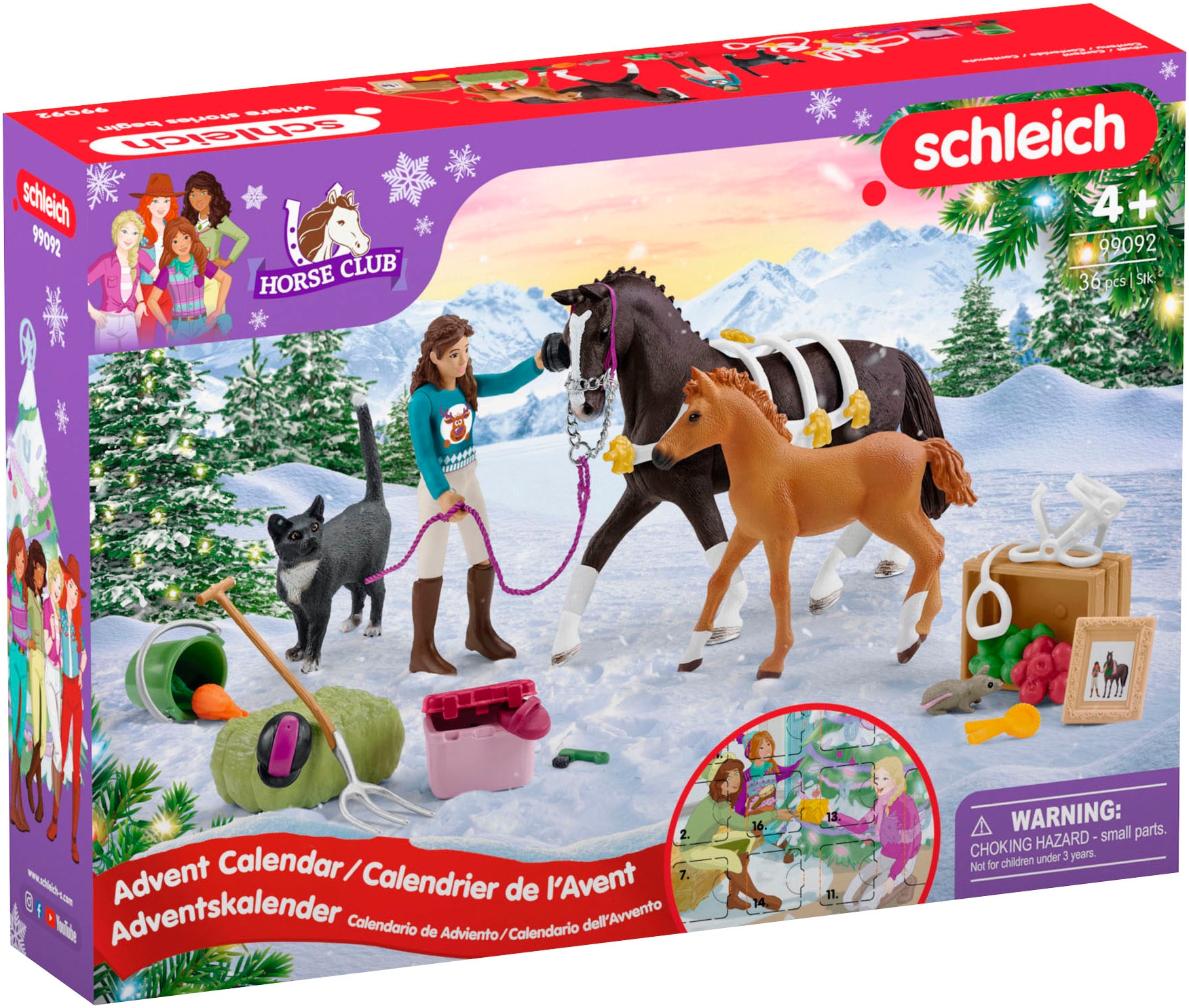 Schleich® Spielzeug-Adventskalender »HORSE CLUB«, ab 5 Jahren