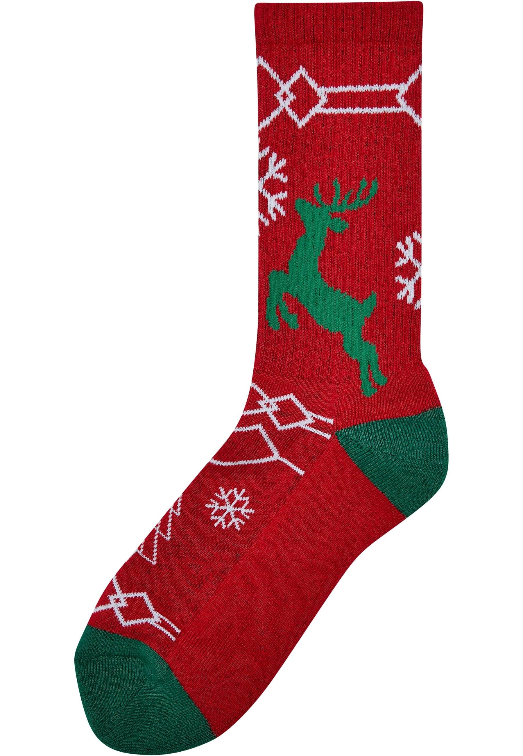 URBAN CLASSICS Basicsocken "Urban Classics Unisex Fancy X-Mas Pattern Socks günstig online kaufen