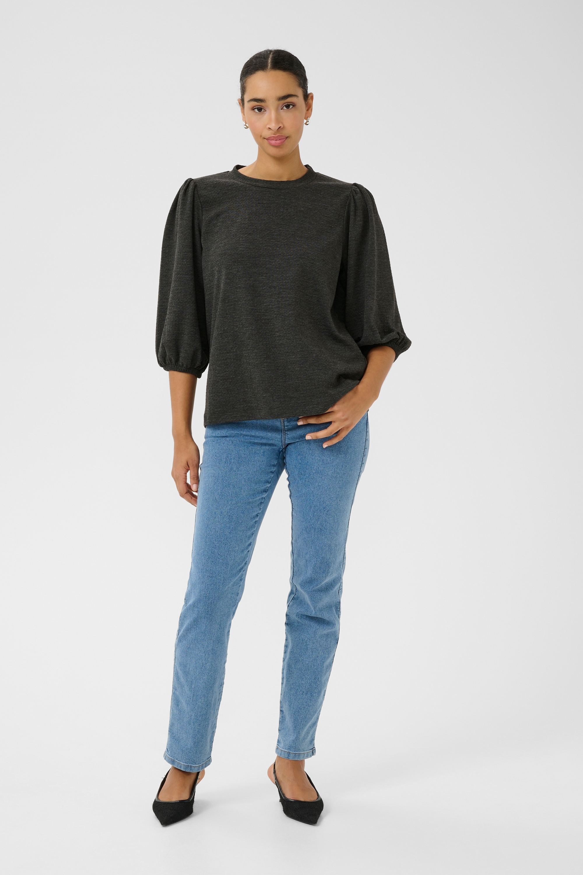 KAFFE Langarmbluse »Langarm-Shirt KAjanna«