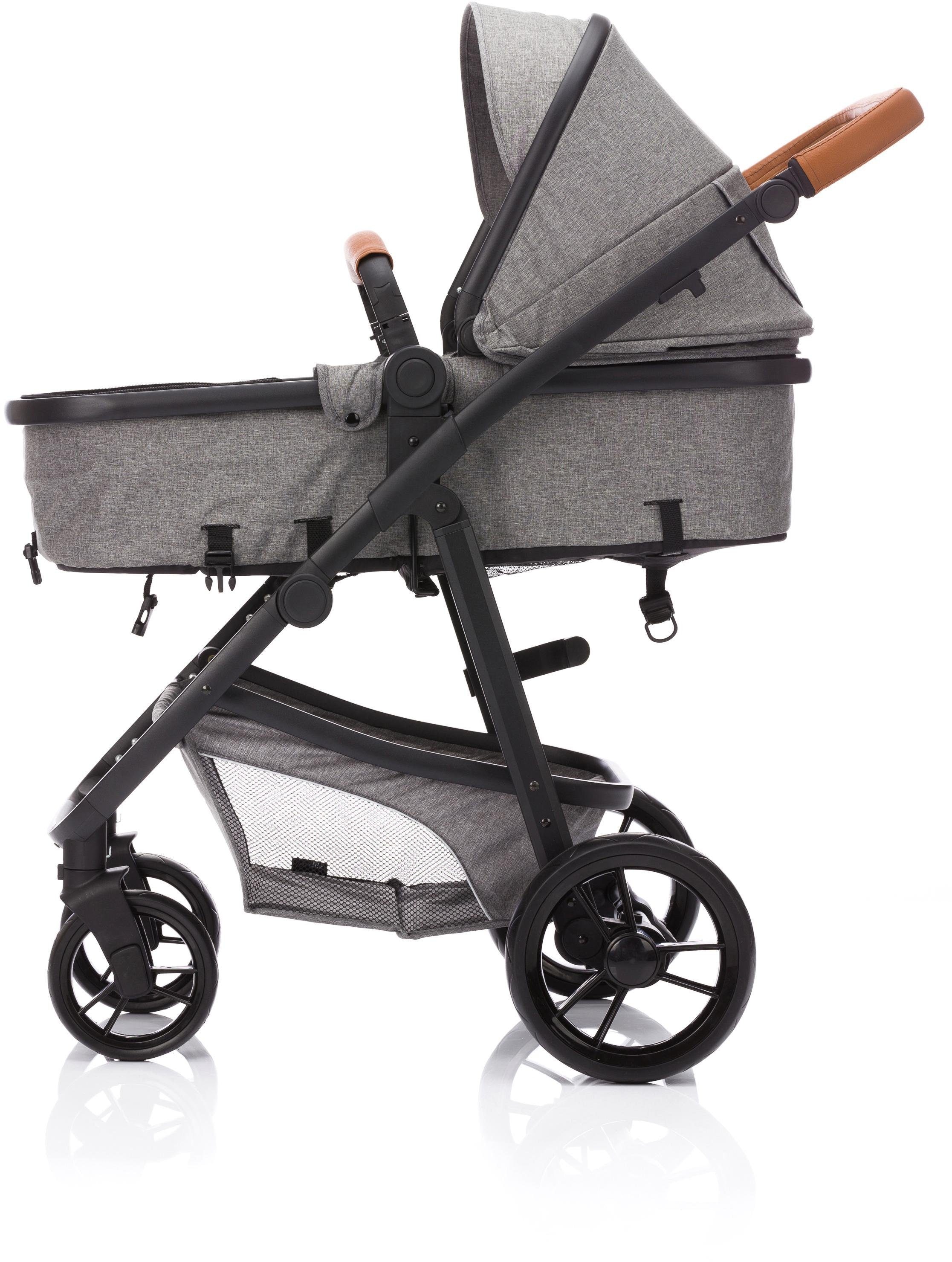 Fillikid Kombi-Kinderwagen »Panther, hellgrau«, 22 kg