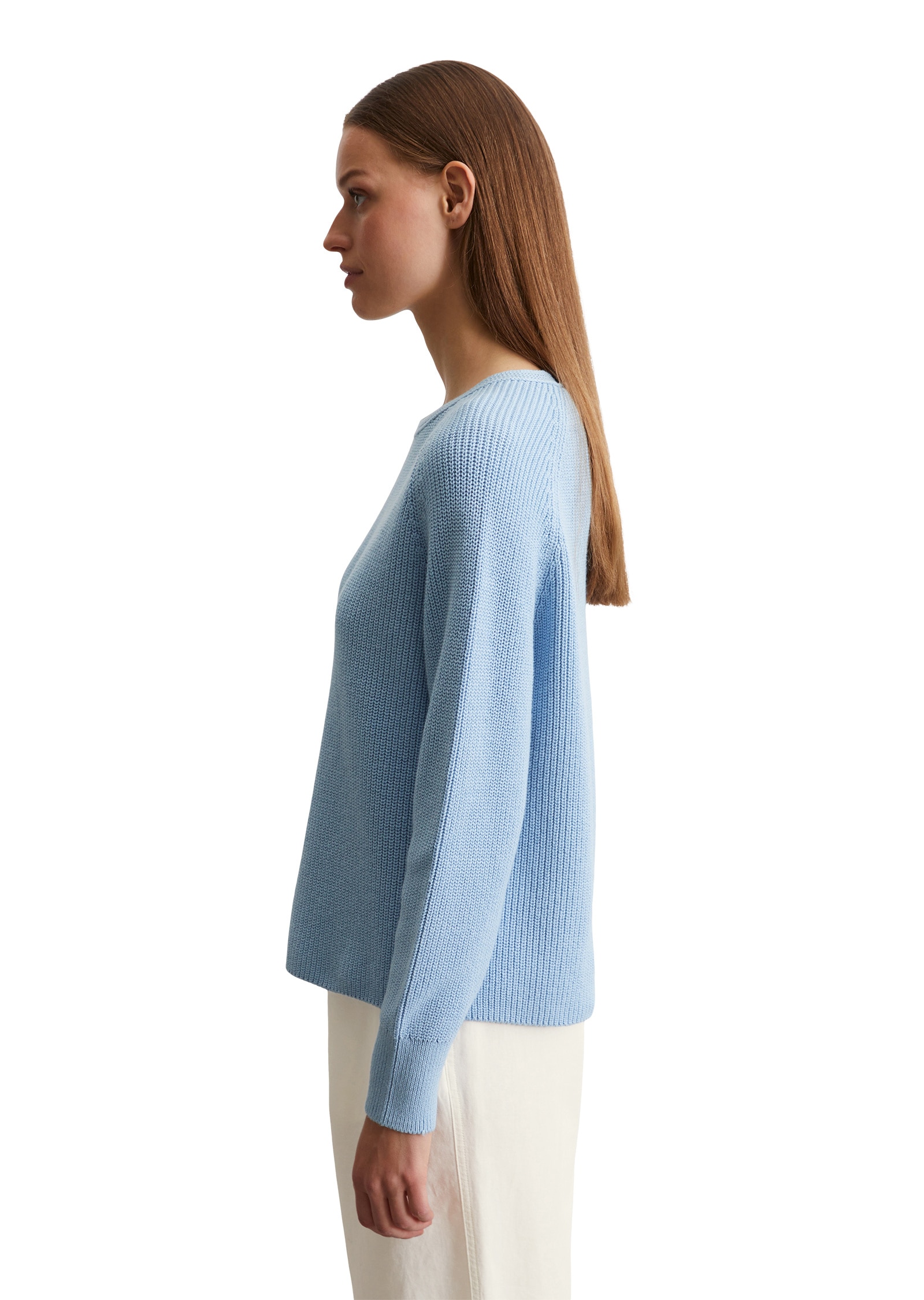 Marc O'Polo Rundhalspullover »aus Heavy-Weight-Organic-Cotton«