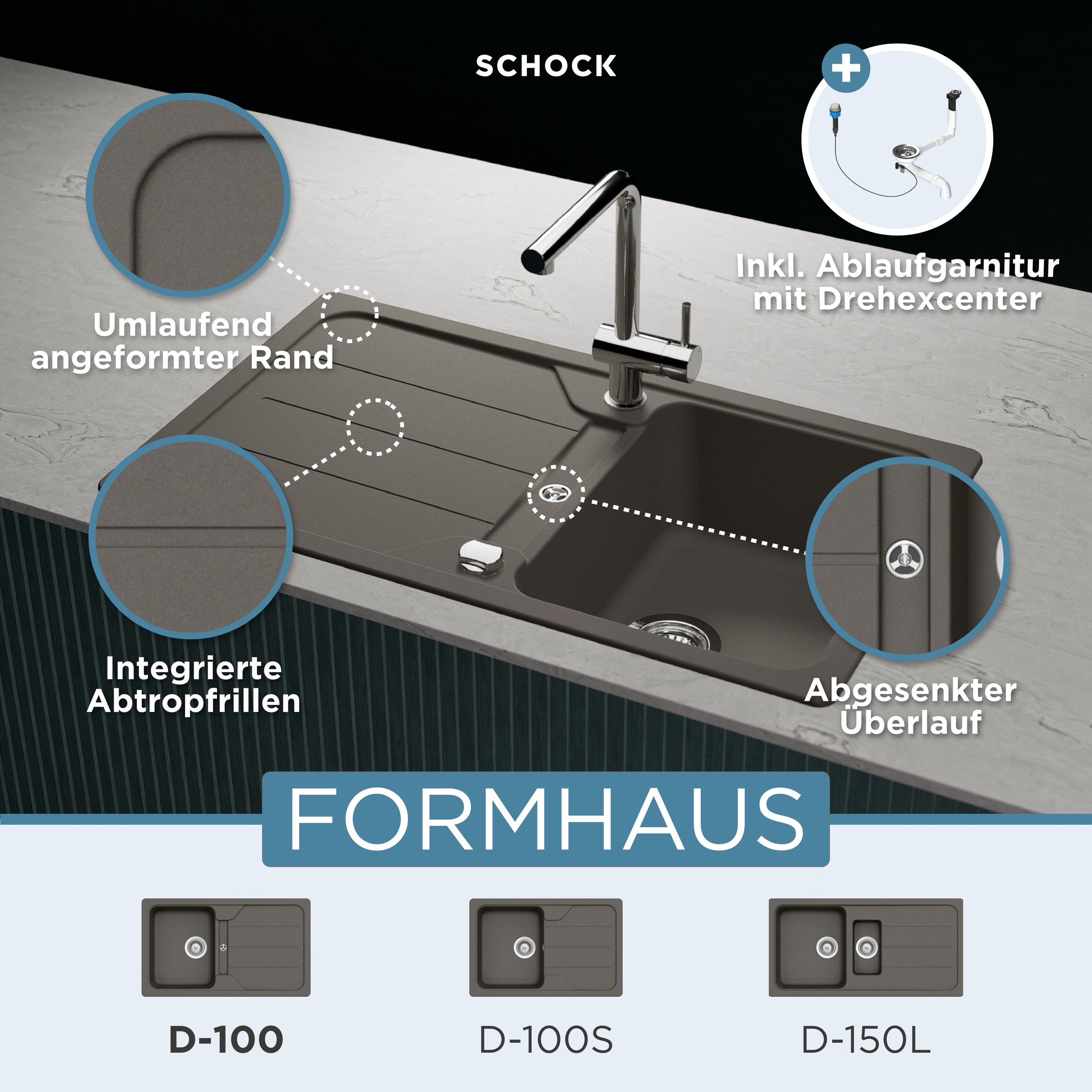 Schock Granitspüle "Formhaus"