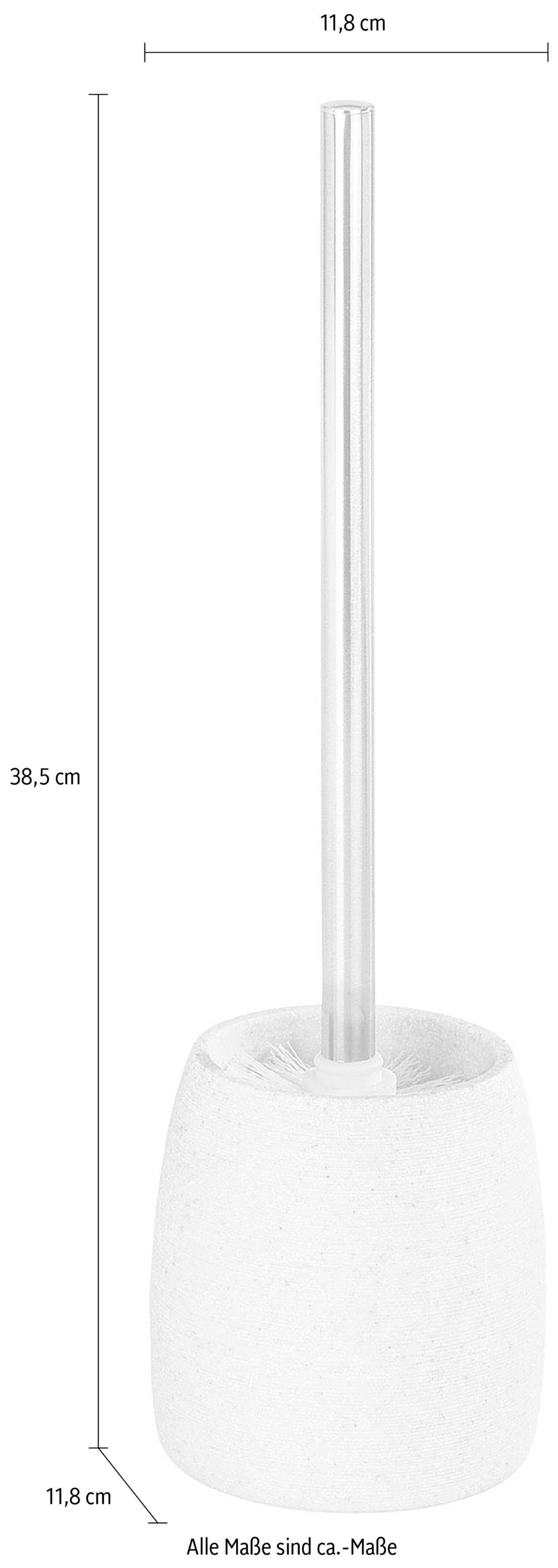 WENKO WC-Garnitur »Goa Neo«, aus Polyresin (Kunststein)