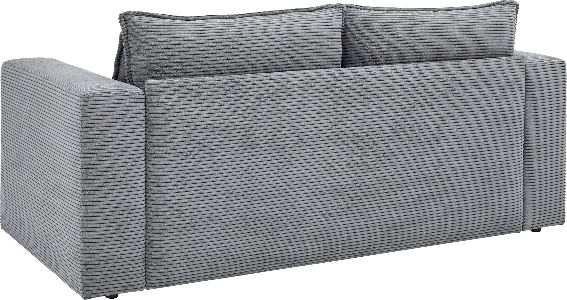 Places of Style Sitzgruppe »PIAGGE«, (2 tlg.), 2-Sitzer-Sofa und Hocker klein im Set
