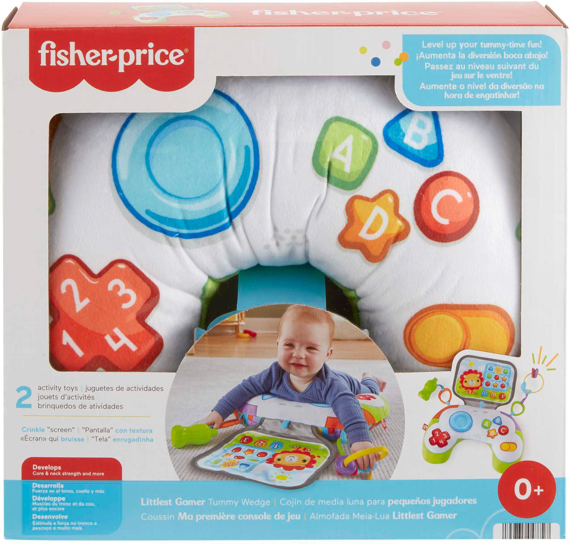 Fisher-Price® Greifspielzeug »Babys Controller Spielkissen«, Sensorik-Spielzeug in der Bauchlage