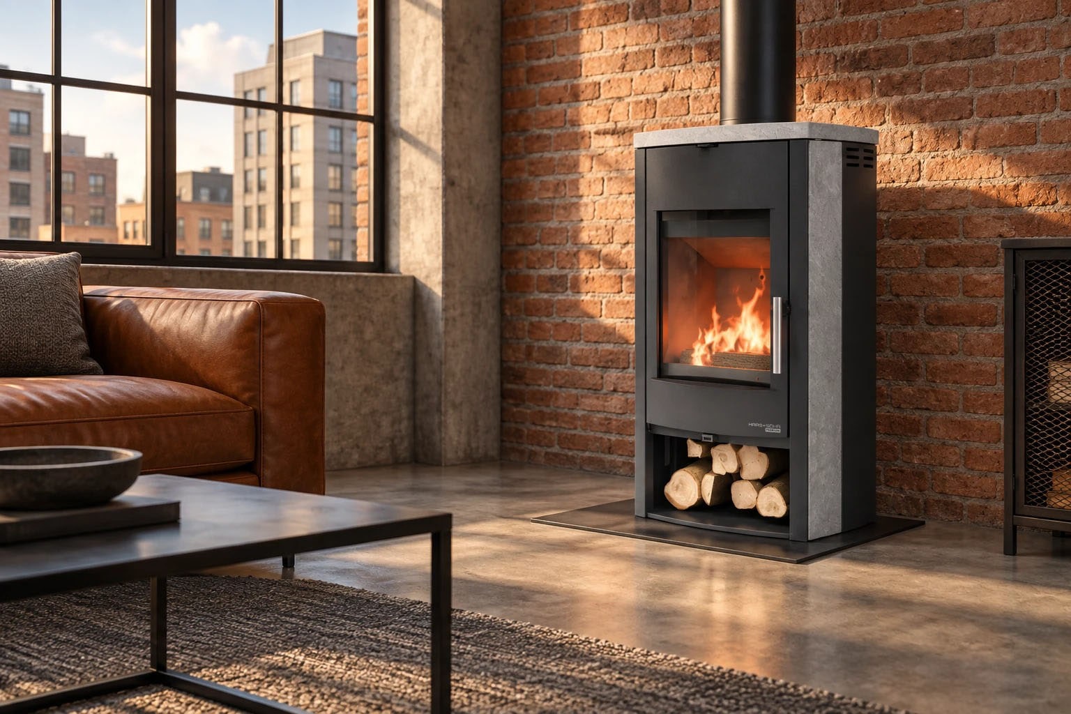 Haas + Sohn Kaminofen »Portree, NEU & Exklusiv, Lieferung bis ins Wohnzimmer« dein Premium Haas+Sohn für stilsichere Eleganz mit Panorama Scheibe