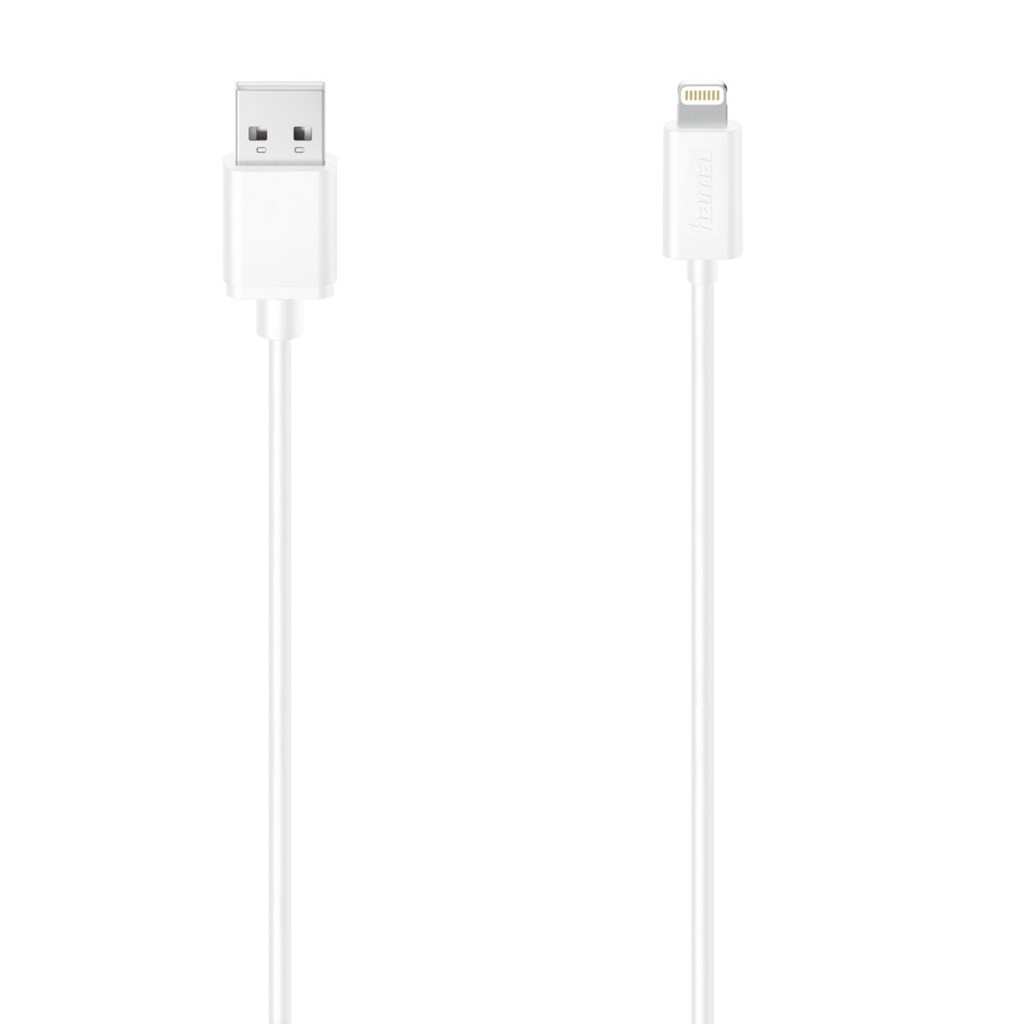 Hama USB-Kabel »USB Kabel für iPhone und iPad mit Lightning Connector, USB 2.0, 1,50 m«, Lightning-USB Typ A, 150 cm