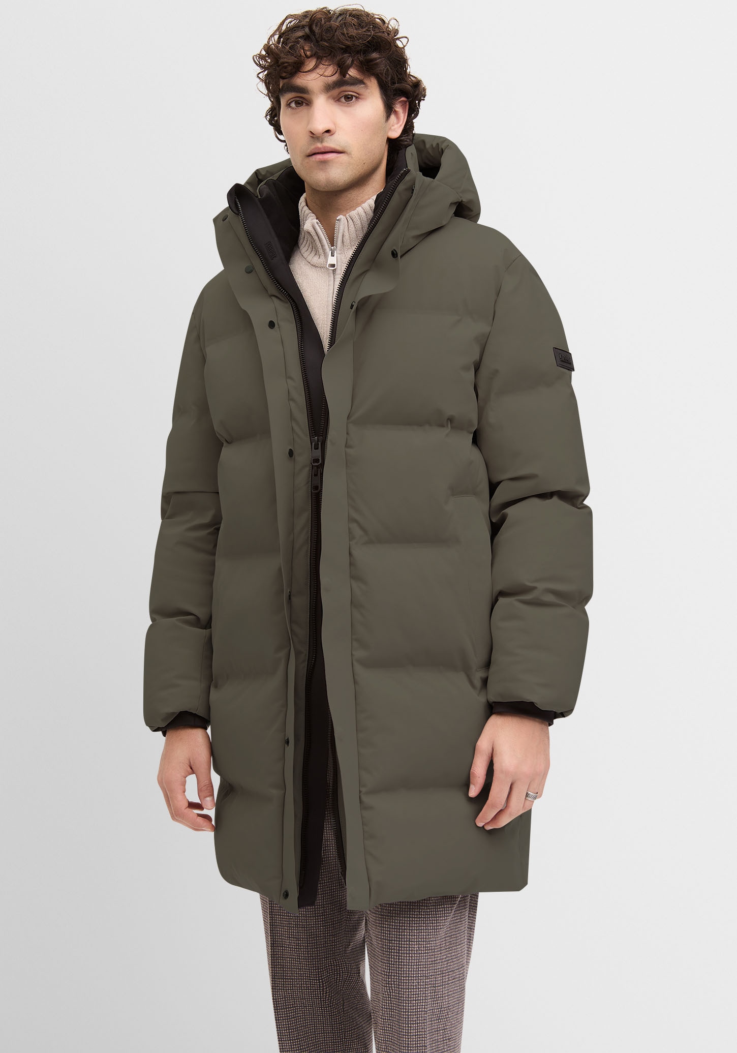 Cinque Parka "CITHERMAL" mitKapuze mit Logopatch günstig online kaufen