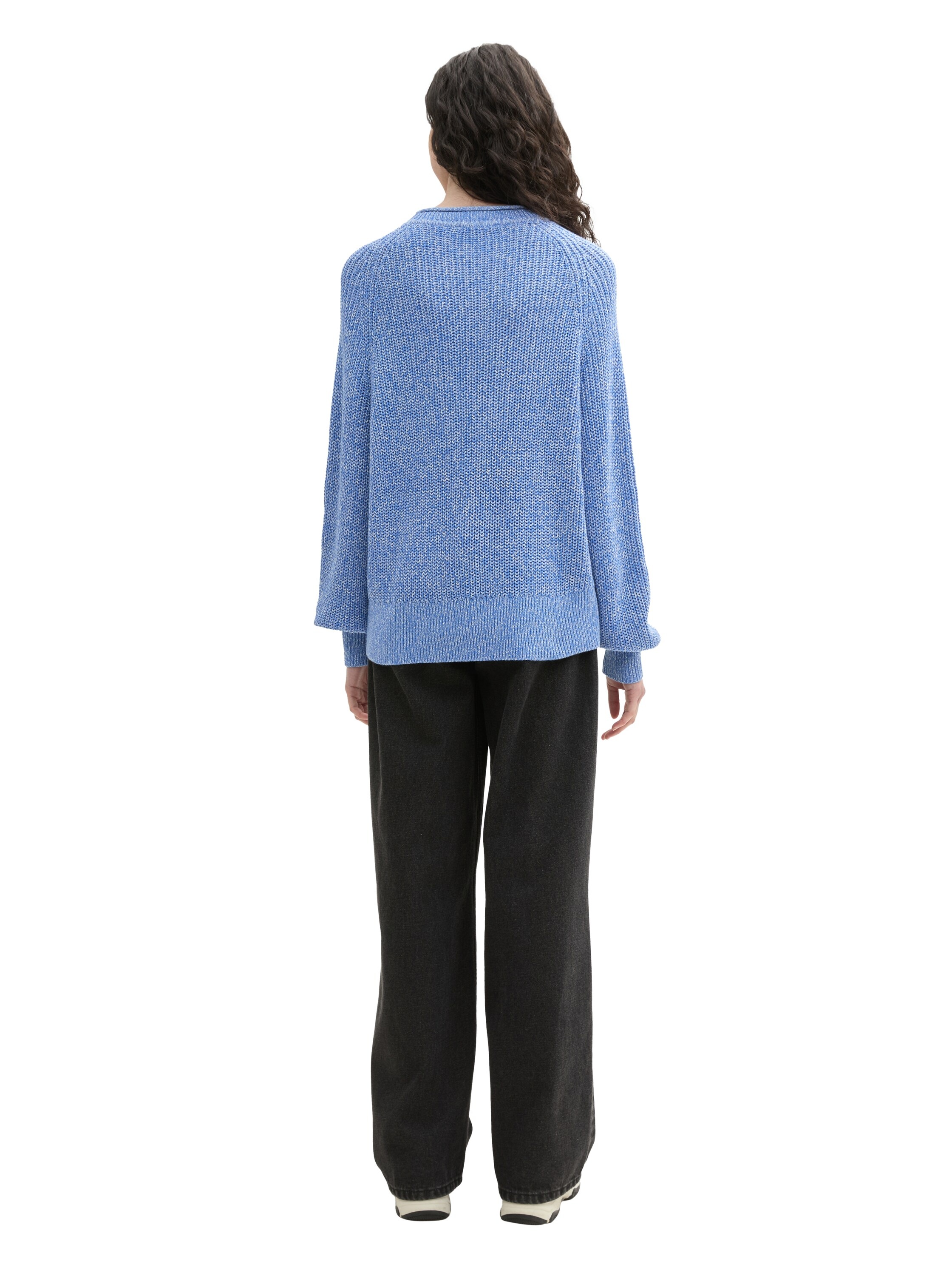TOM TAILOR Denim Strickpullover, mit Strick-Struktur