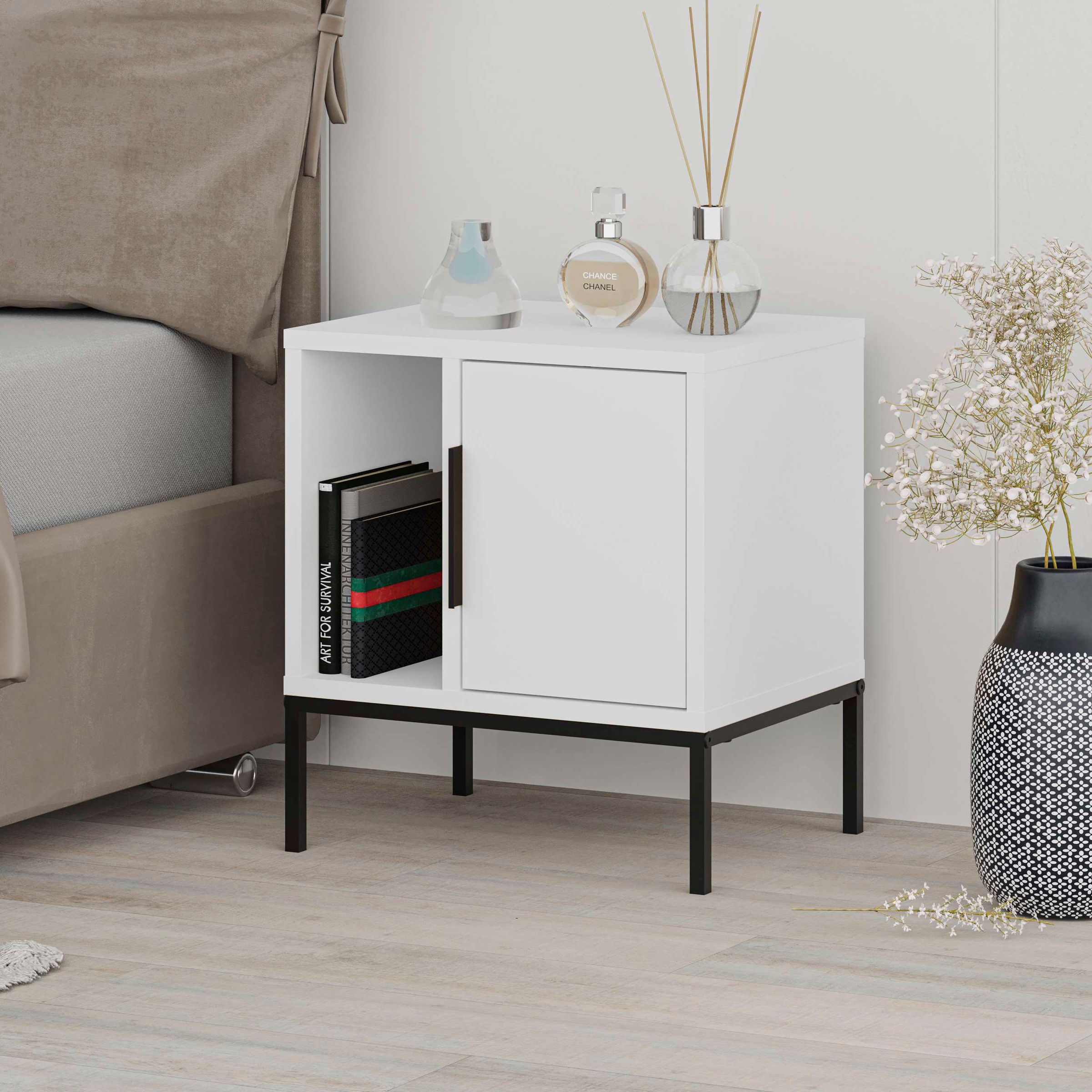 Decortie Nachttisch "GLYNN NACHTTISCH MIT U FEET", (Packung, 1 St.), Leicht günstig online kaufen