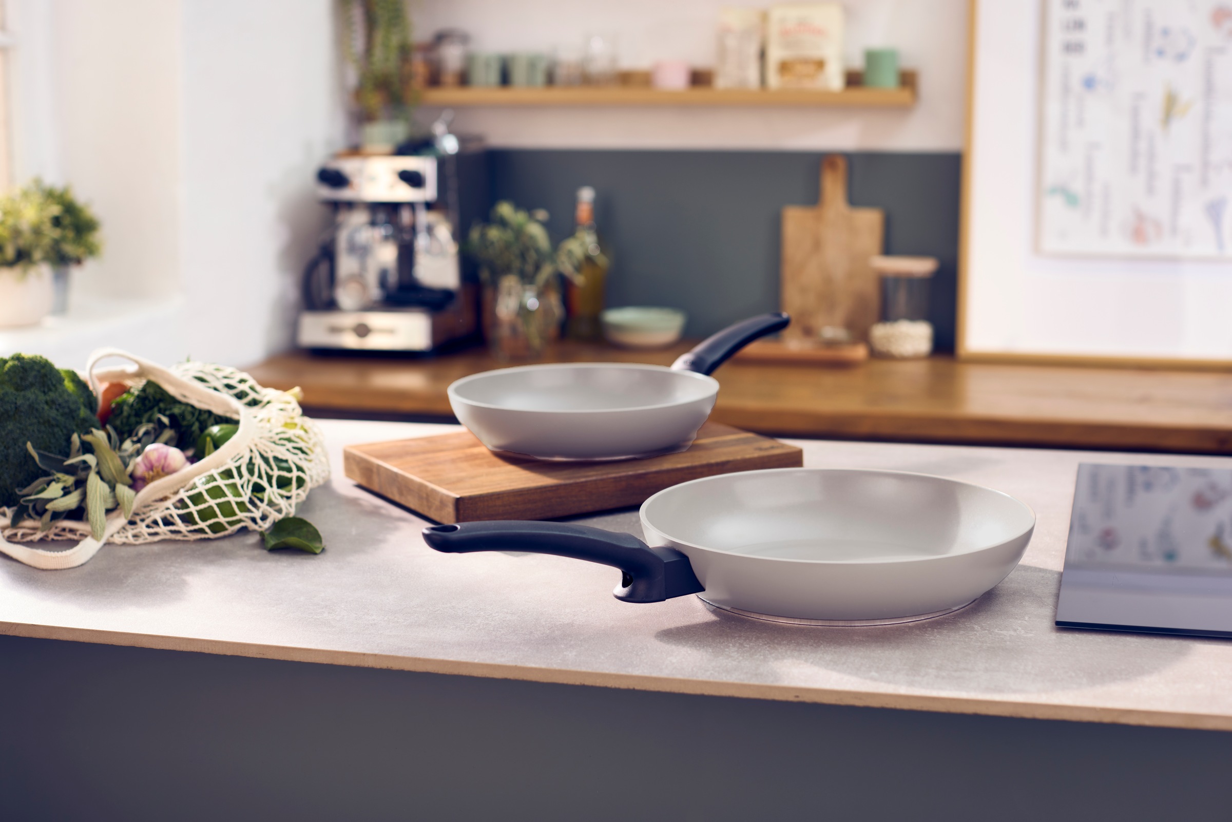 Fissler Pfannen-Set »Ceratal® Evo Classic« Aluminium Set, 1x Bratpfanne 24 cm + 1x Bratpfanne 28 cm,  2-teiliges Keramikpfannen-Set