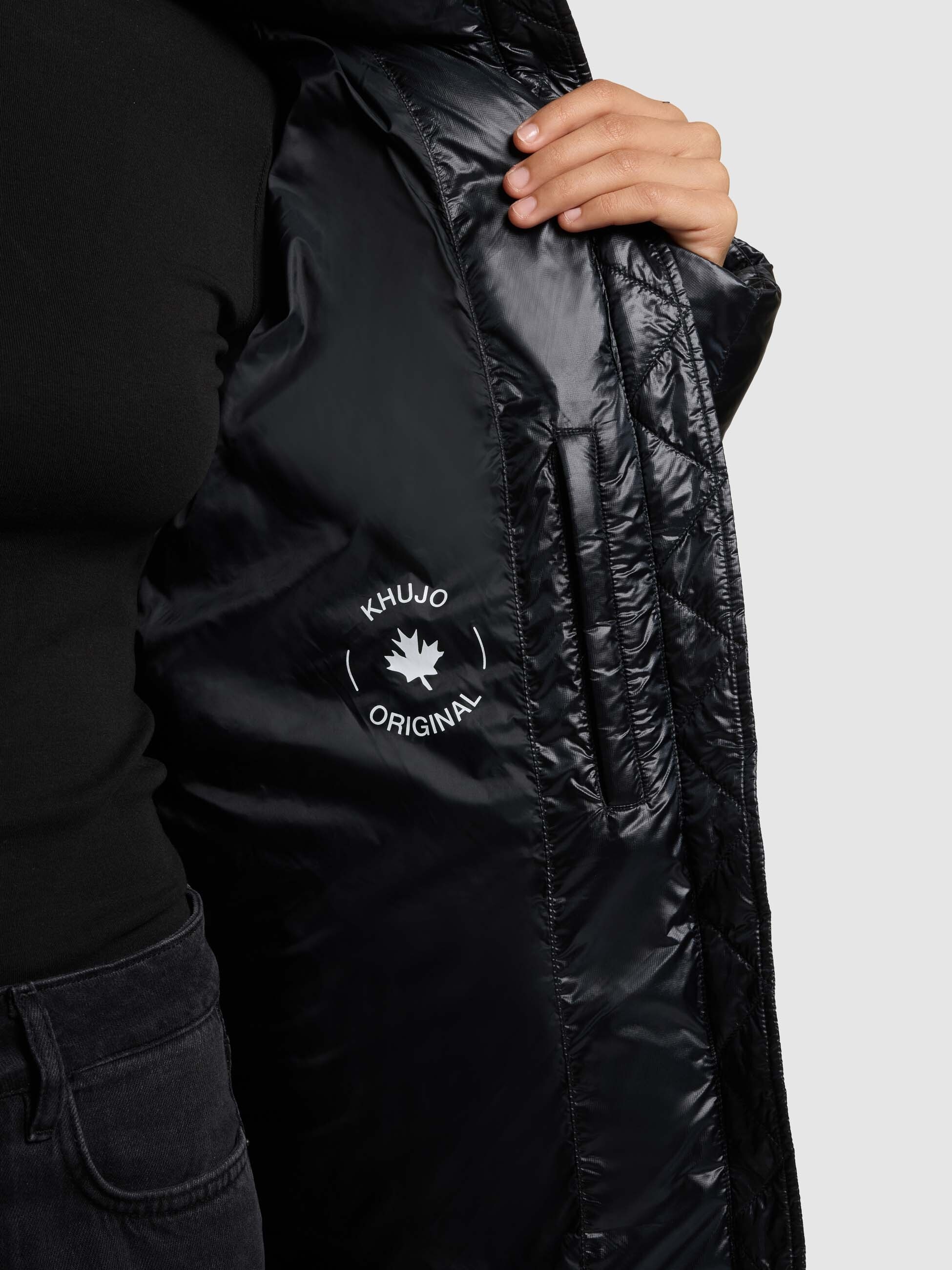 khujo Steppjacke »CARA« mit Kapuze