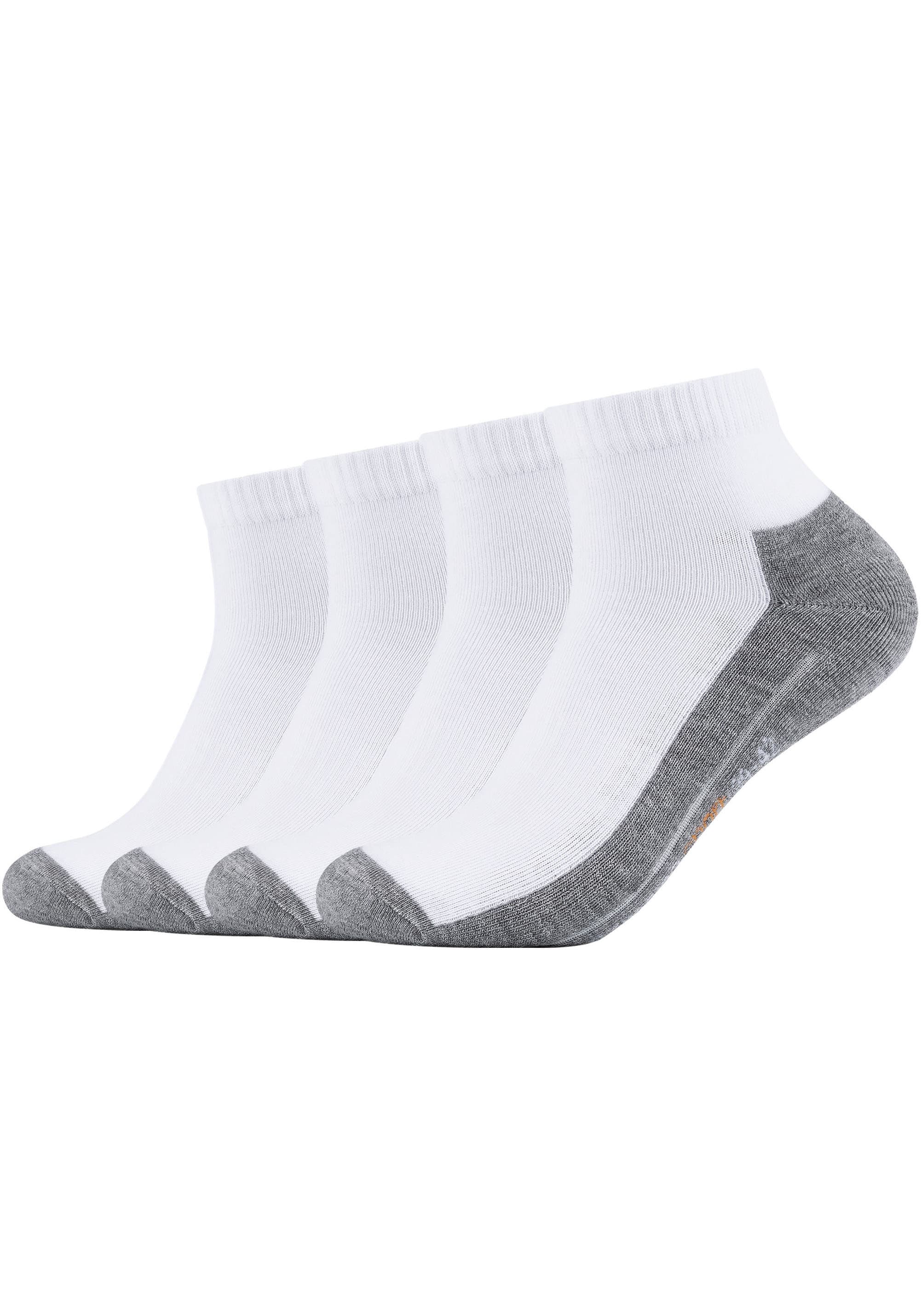 Camano Sportsocken, (4er Pack), mit entlastender Halbplüschsohle