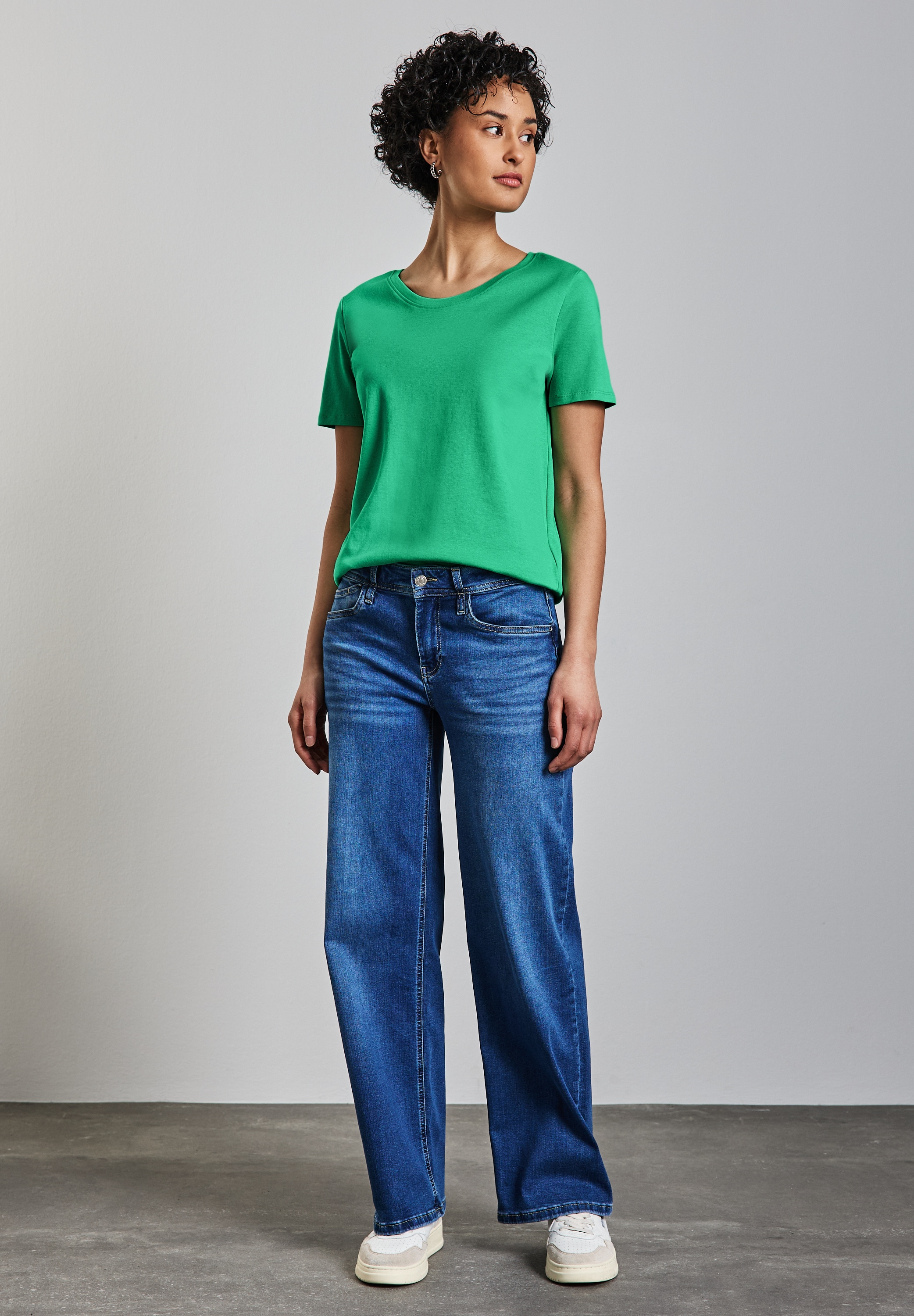 STREET ONE T-Shirt, aus reiner Baumwolle