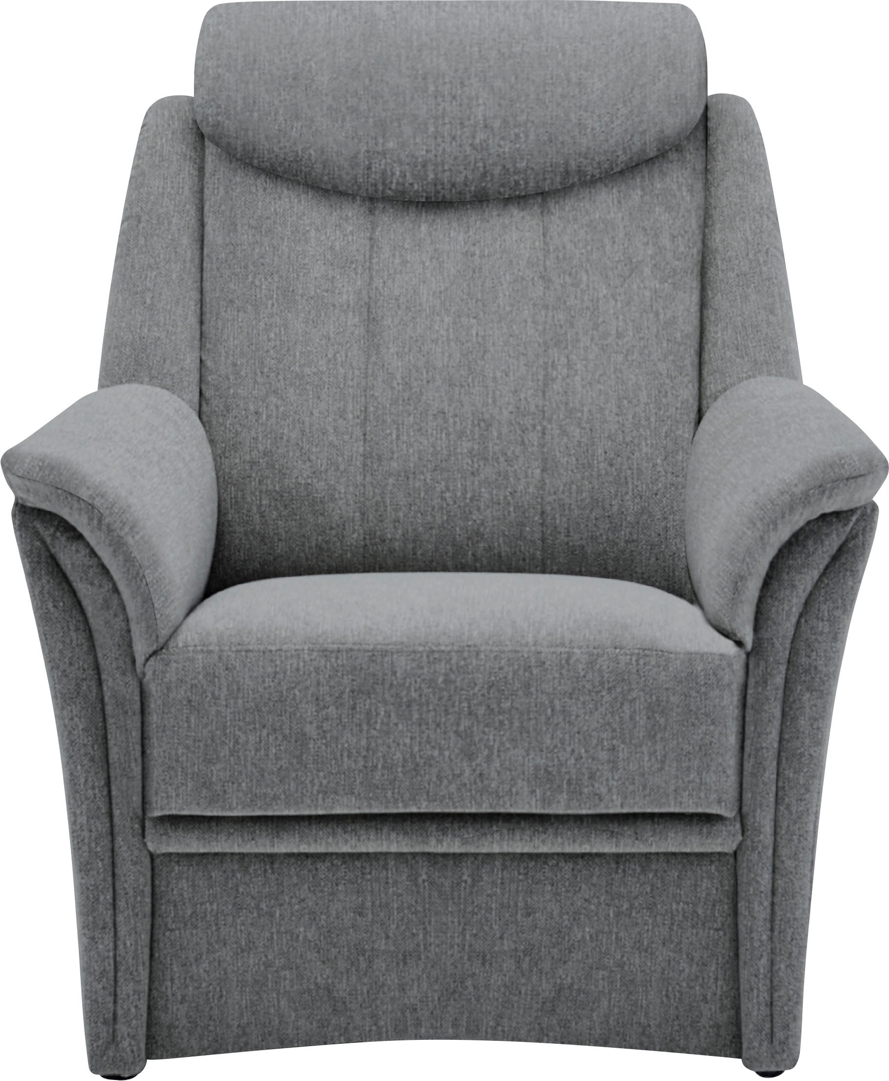 VILLA BECK Polstergarnitur »Lugano«, (Set, 3 tlg.), Kopfteilverstellung, in Sitzhöhe 49 cm, 3-Sitzer und 2x Sessel