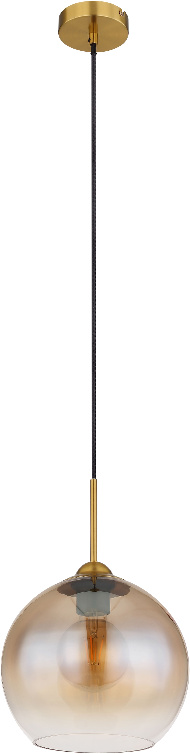 GLOBO LIGHTING Hängeleuchte »JAMESSA«, Leuchtmittel E27 | ohne Leuchtmittel, Hängelampe/Pendelleuchte/Esszimmer/Wohnzimmer/Esstisch