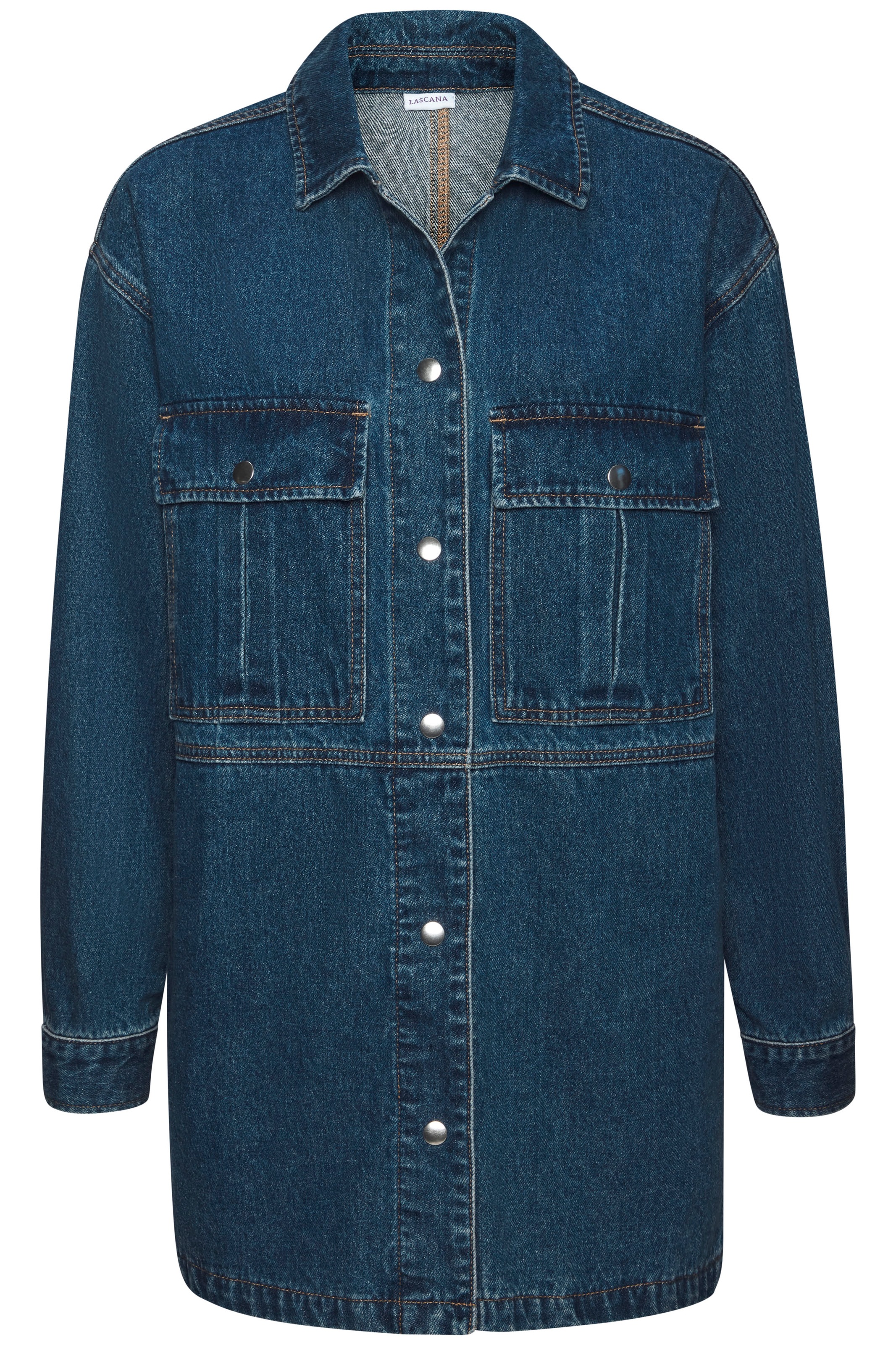 LASCANA Jeansjacke, mit seitlichen Schlitzen günstig online kaufen