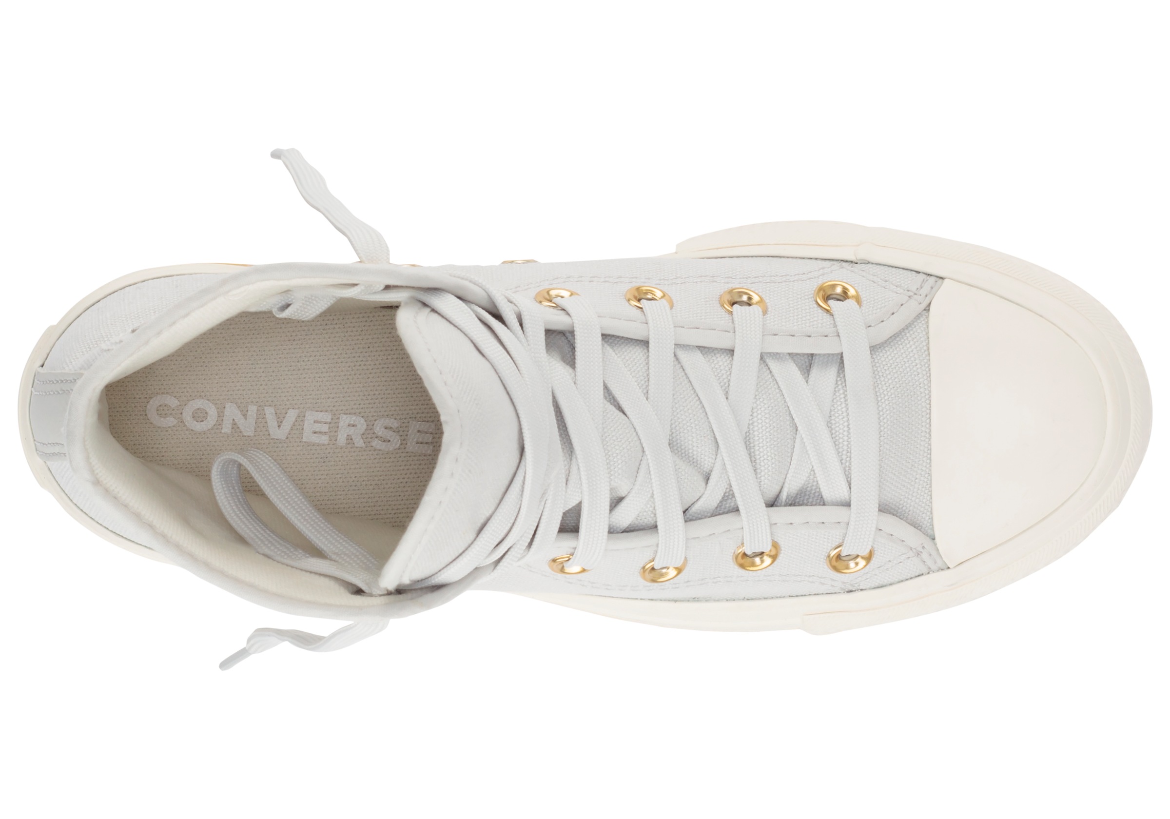 Converse Chuck Taylor All Star Lift Platform Tailored Lines Sneaker Grey 37.5 3