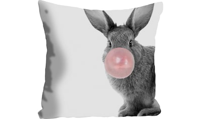 queence Dekokissen »Bunny Gum«, (1 St.), mit einem Hasen mit Kaugummi kaufen