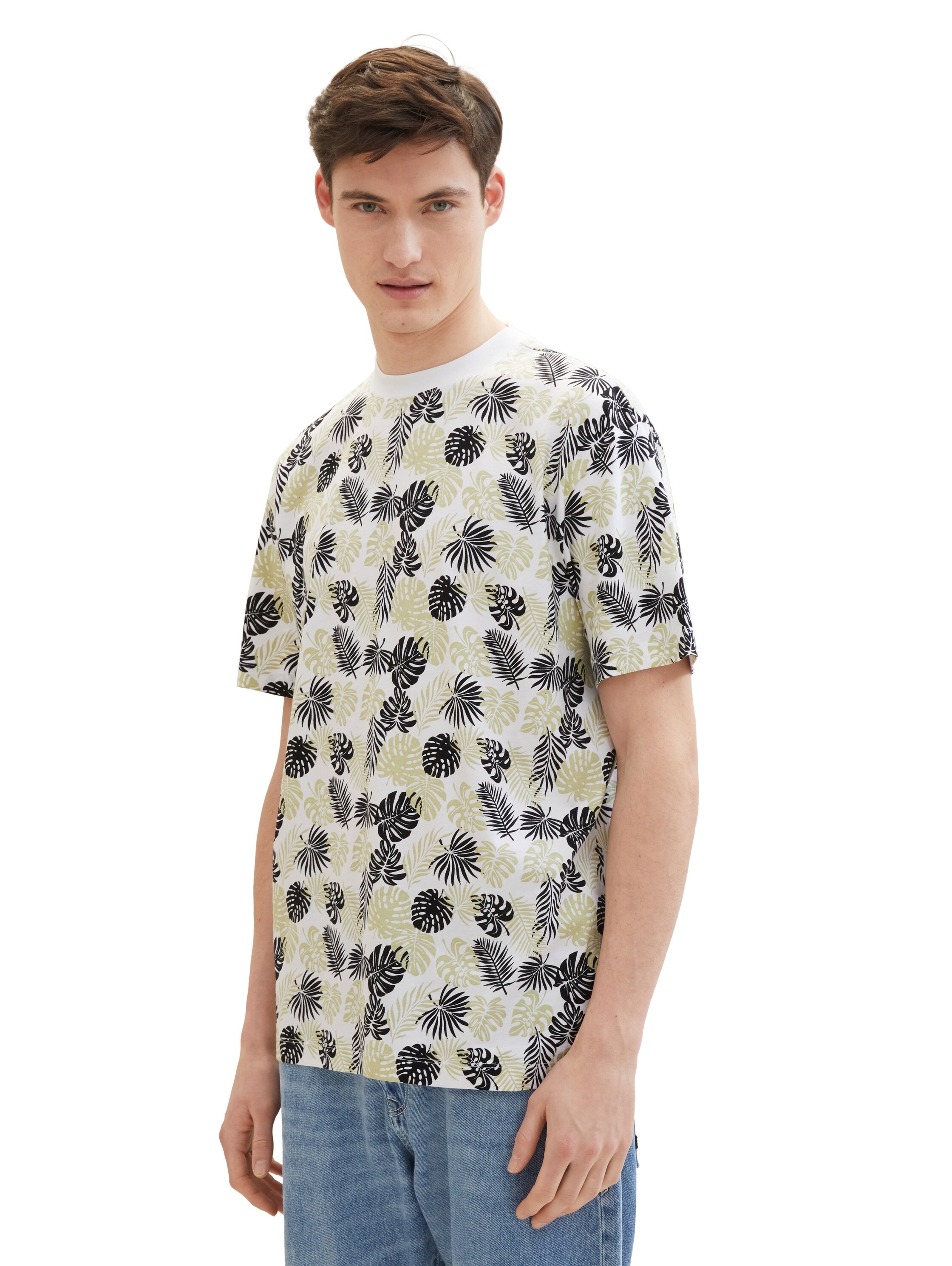 TOM TAILOR Denim Print-Shirt, mit Allover-Print