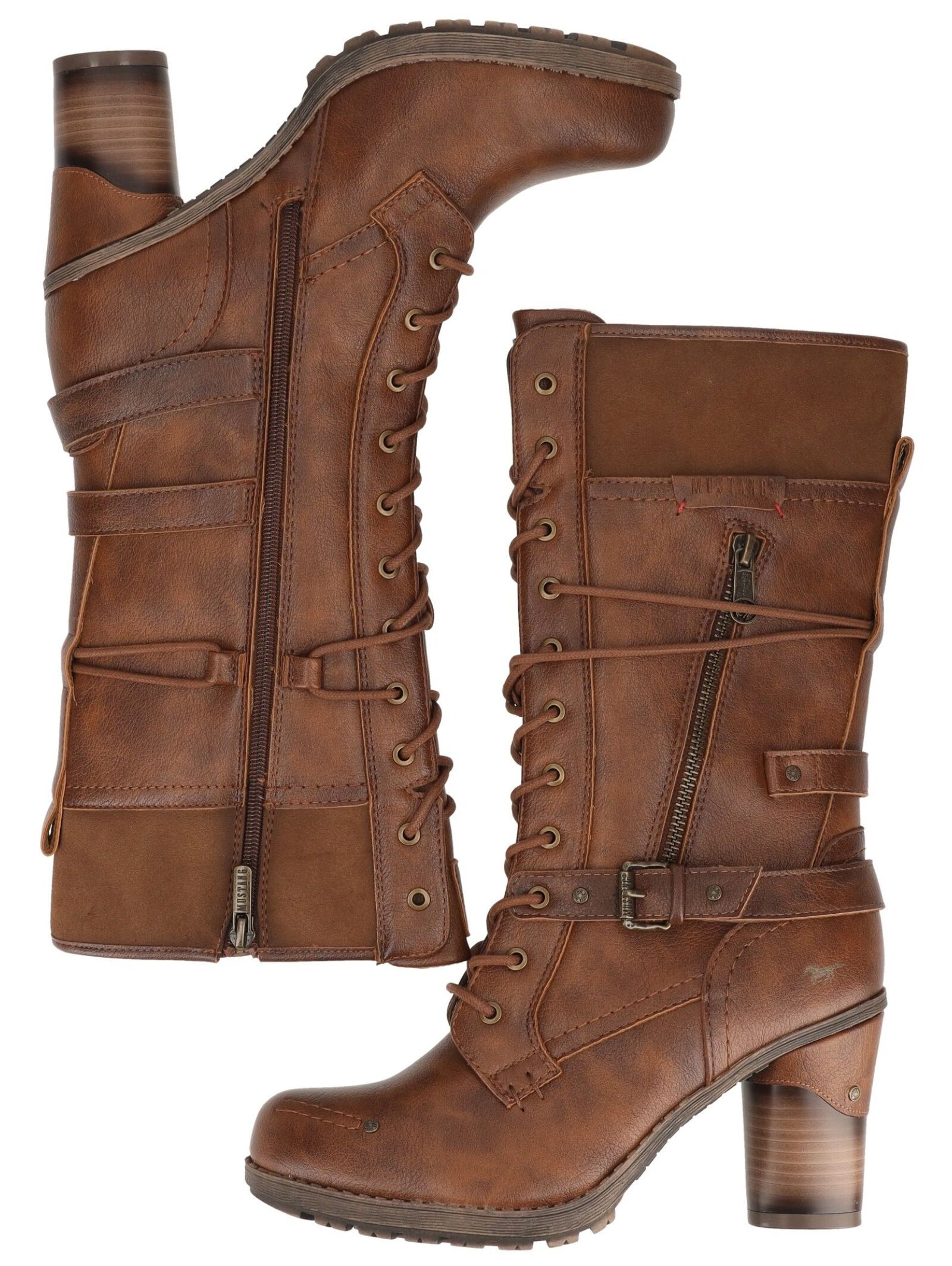 Mustang Shoes High-Heel-Stiefel »Mustang Shoes Stiefel Lederimitat«
