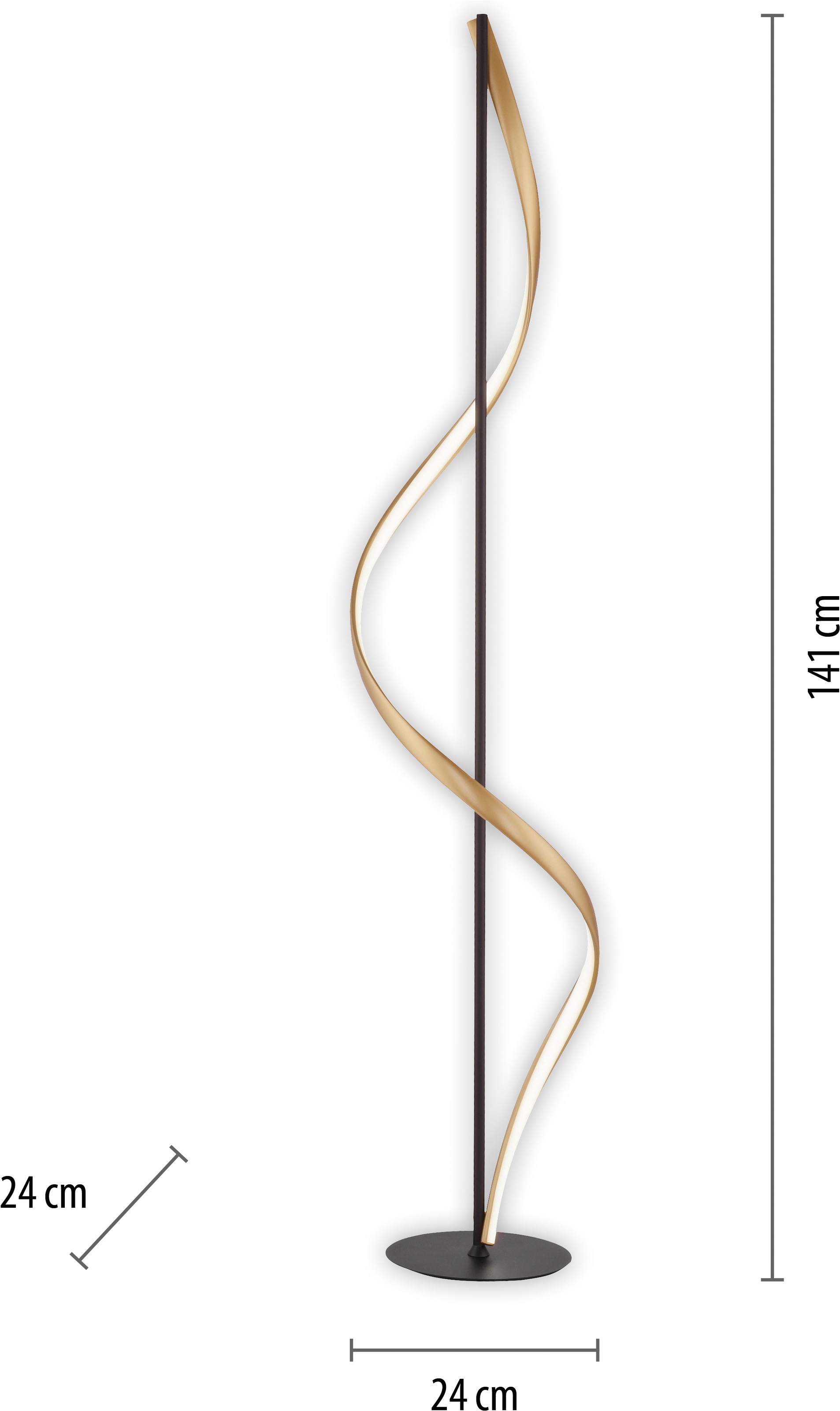 Neuhaus Q SMART HOME LIGHTS LED Stehlampe »Q-SWING« LED-Board 1 Stk. warmweiß - kaltweiß
