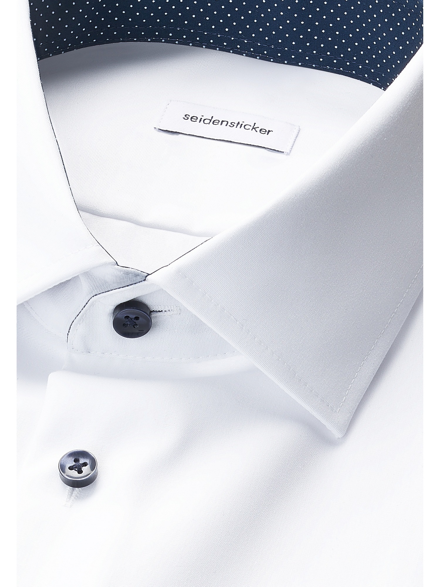 seidensticker Businesshemd »Schwarze Rose« Shaped 1/1 Kentkragen Uni