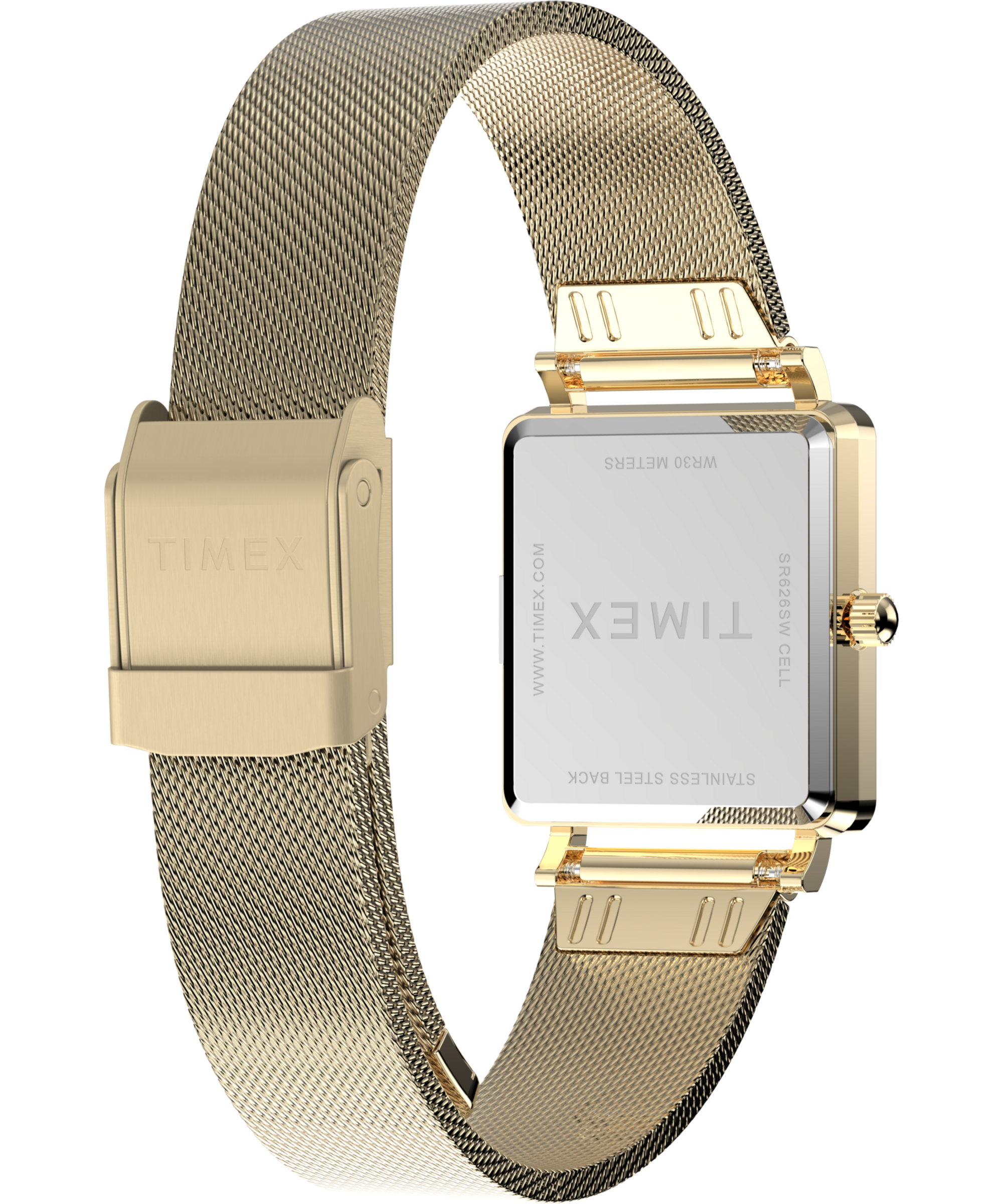 Timex Quarzuhr »TRANSCEND« Armbanduhr, Damenuhr, Edelstahlarmband, analog