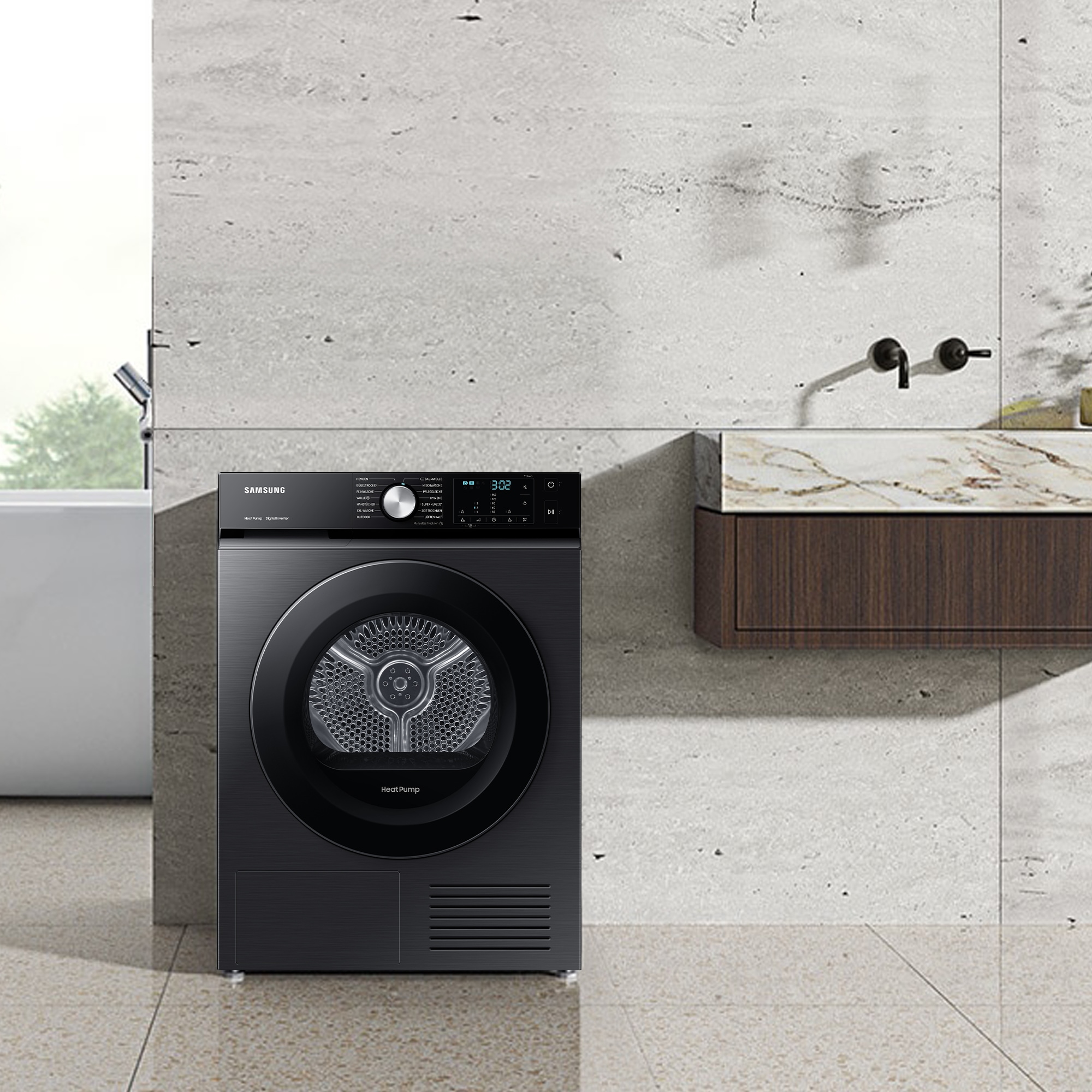 Samsung Wärmepumpentrockner »DV8GBBA225ABEG«, DV5000B, 8 kg, Digital Inverter Motor