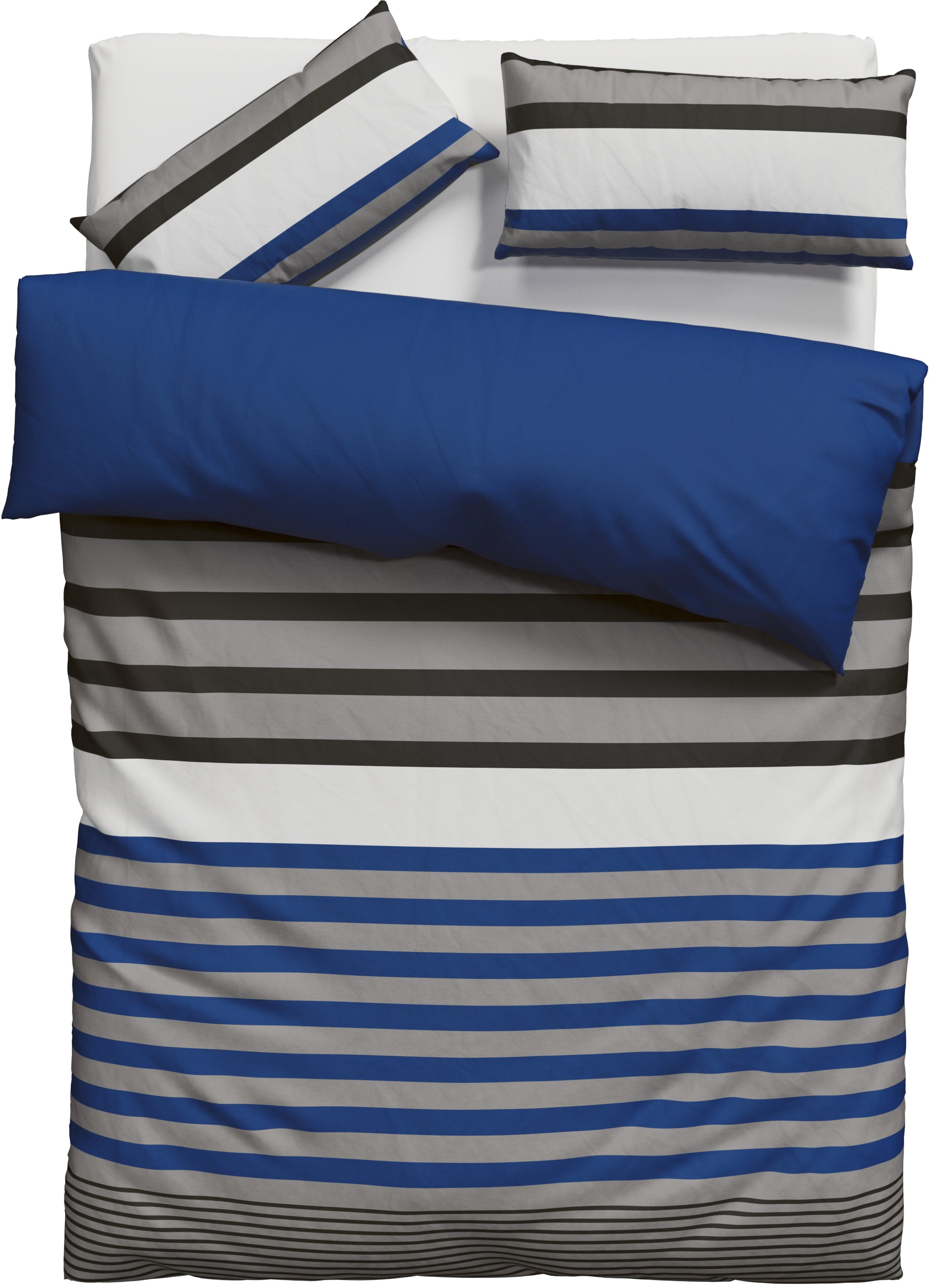 H.I.S Bettwäsche "Majoran" 2 tlg. gestreifte Bettwäsche in verschiedenen Qu günstig online kaufen