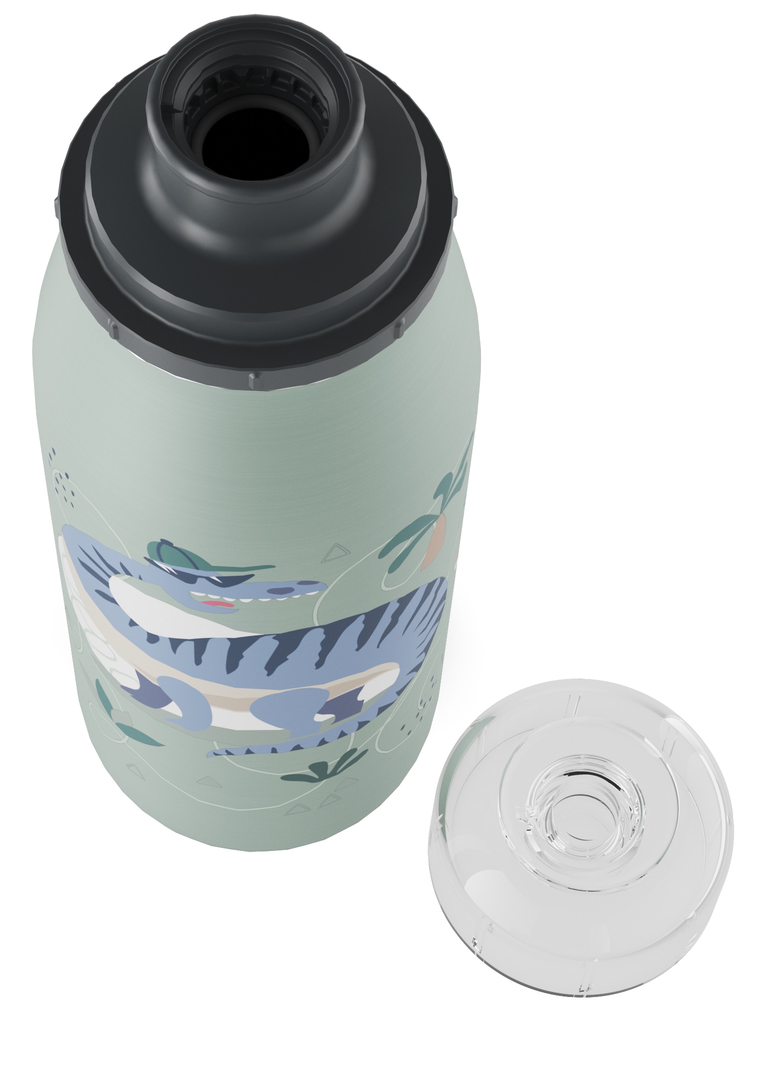 Alfi Isolierflasche »KIDS ISO BOTTLE,  Edelstahlkörper, spülmaschinenfest« 12h heiß & 24h kalt, Trinköffnung mit konsistentem Trinkfluss