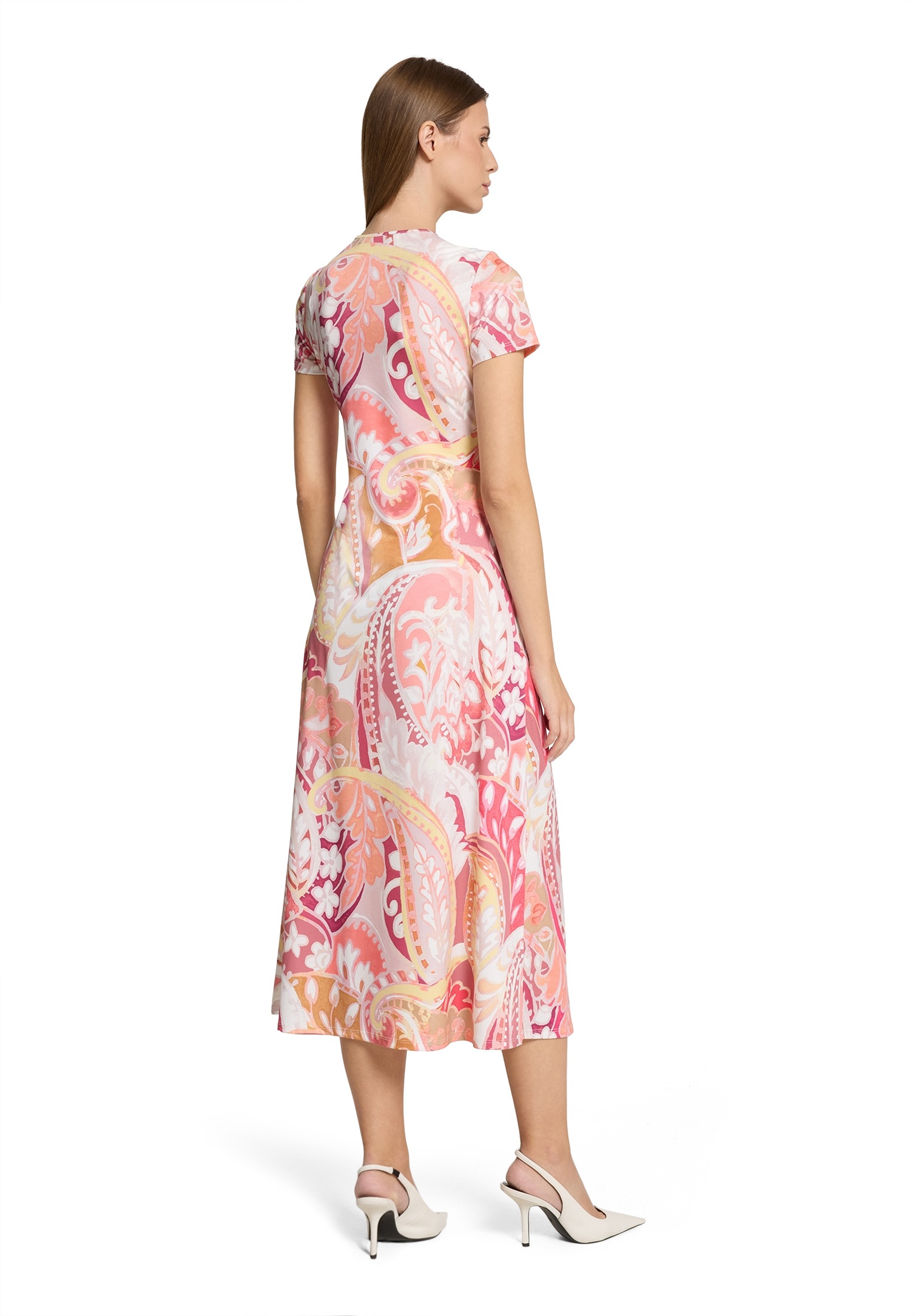 Betty Barclay Midikleid »Betty Barclay Damen Sommerkleid Midikleid mit Raffung«, Form